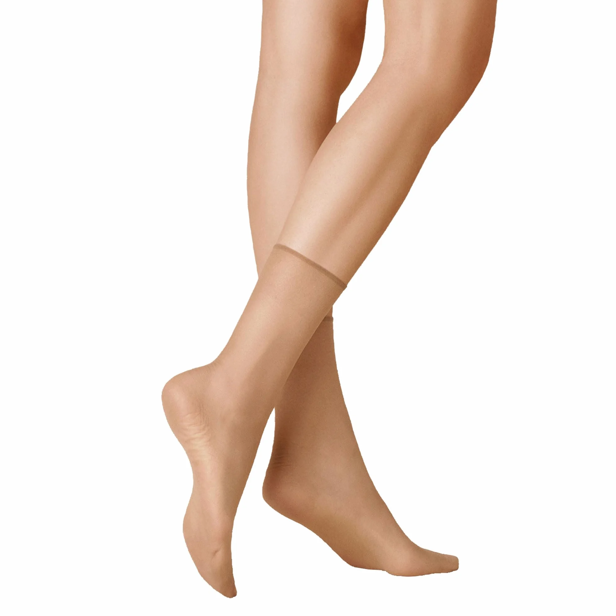 KUNERT Damskie skarpetki Beauty 7 cienkie 7 DEN, Tan 1003, 35-38