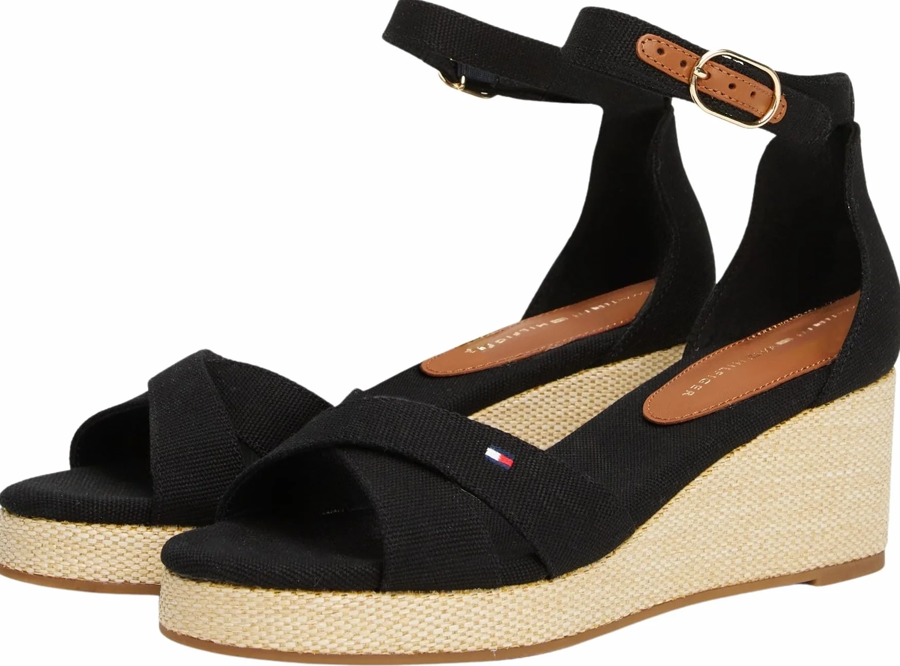 Tommy Hilfiger Kobiety Flag High Wedge Espad CrisscrossEspadryle na koturnie