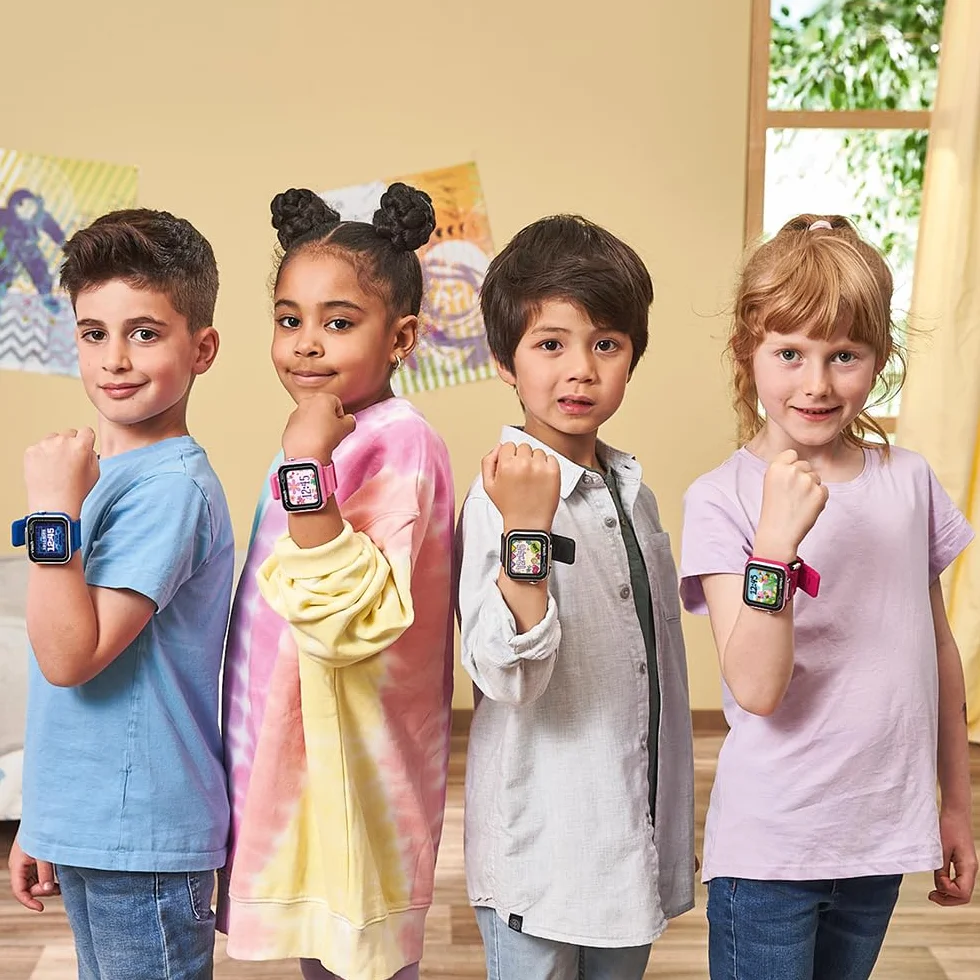 VTech - KidiZoom SmartWatch MAX Rose, cyfrowy zegarek dla dzieci, zdjęcie, selfie, wideo, poziomy ekran dotykowy, zabawka high-tech, prezent dla dzieci i nastolatków w wieku od 5 lat do 14 lat -