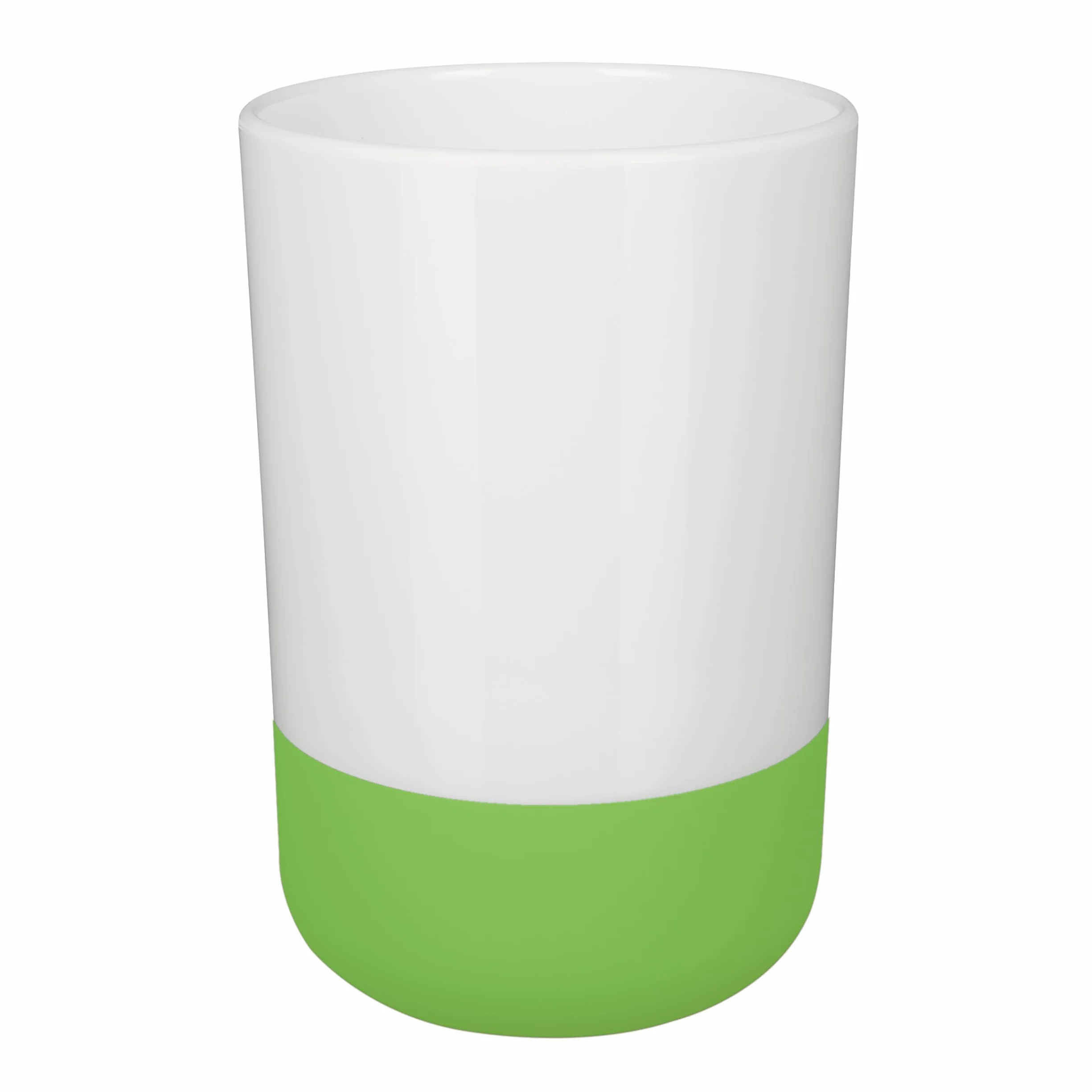Spirella Kubek do mycia zębów Uchwyt na szczoteczki 7,5x11,5 cm zielony