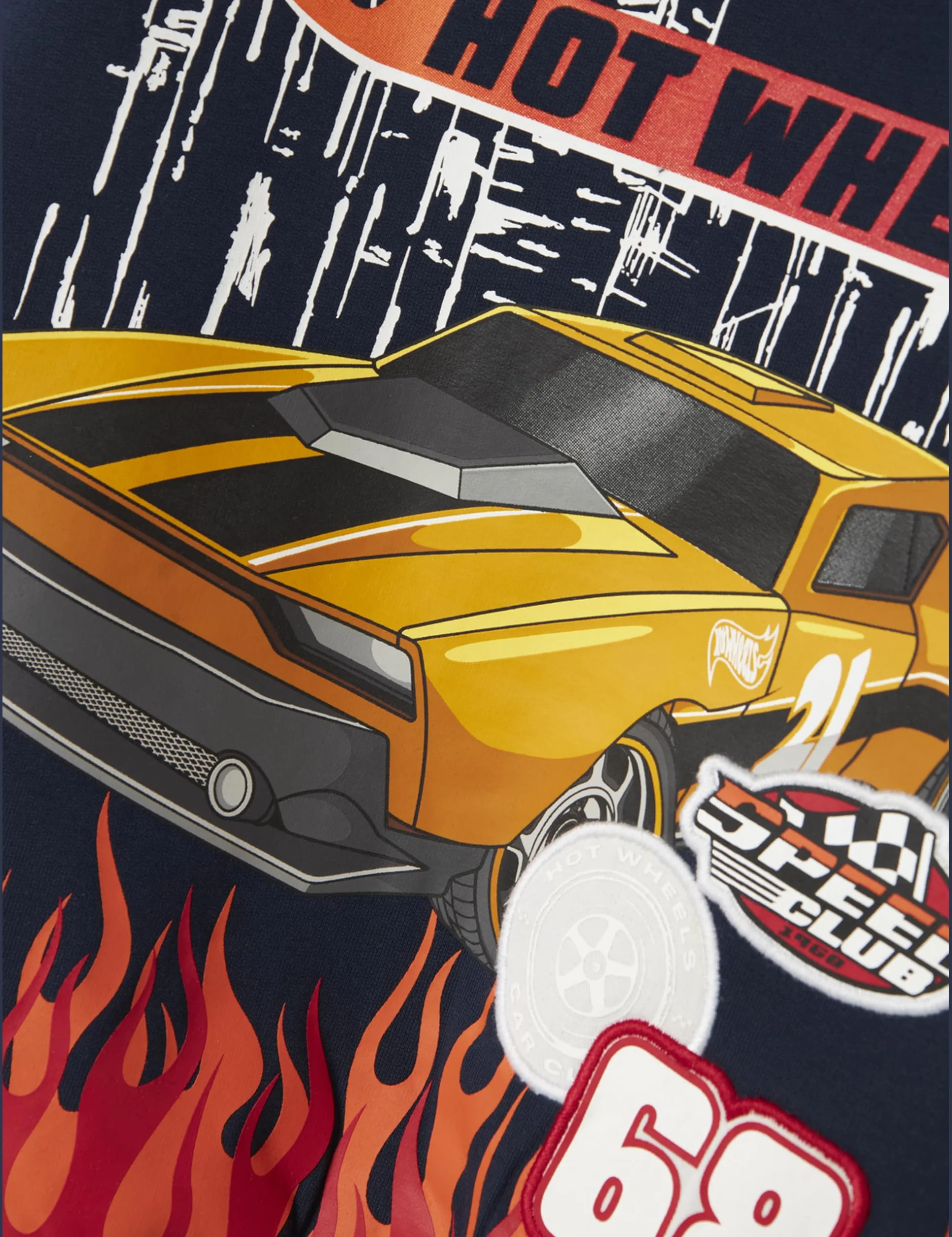 NAME IT Nmmjaki Hotwheels Nreg Sweat Unb Sky chłopięce, granatowy blezer, 92