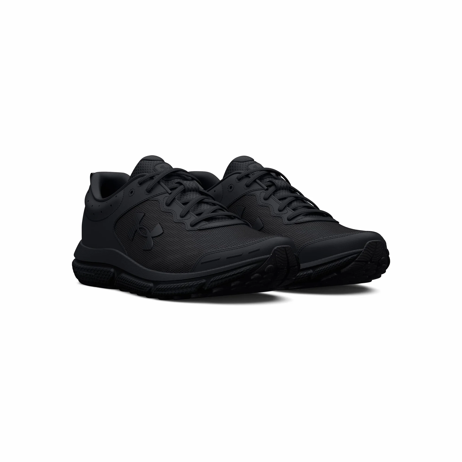 Under Armour Męskie Ua Charged Assert 10 Visual Cushioning, czarne, 44,5 EU, Czarny, 44.5 eu