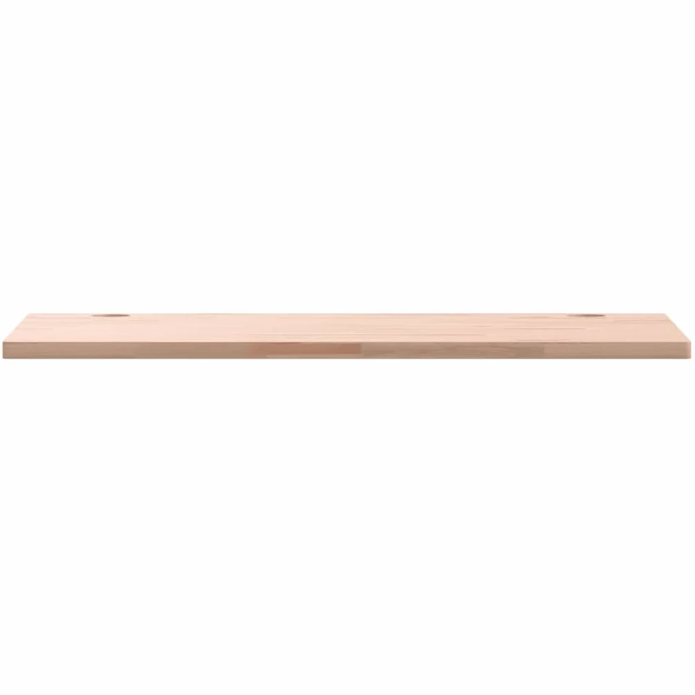 vidaXL Blat do biurka 100x60x2,5 cm lite drewno bukowe