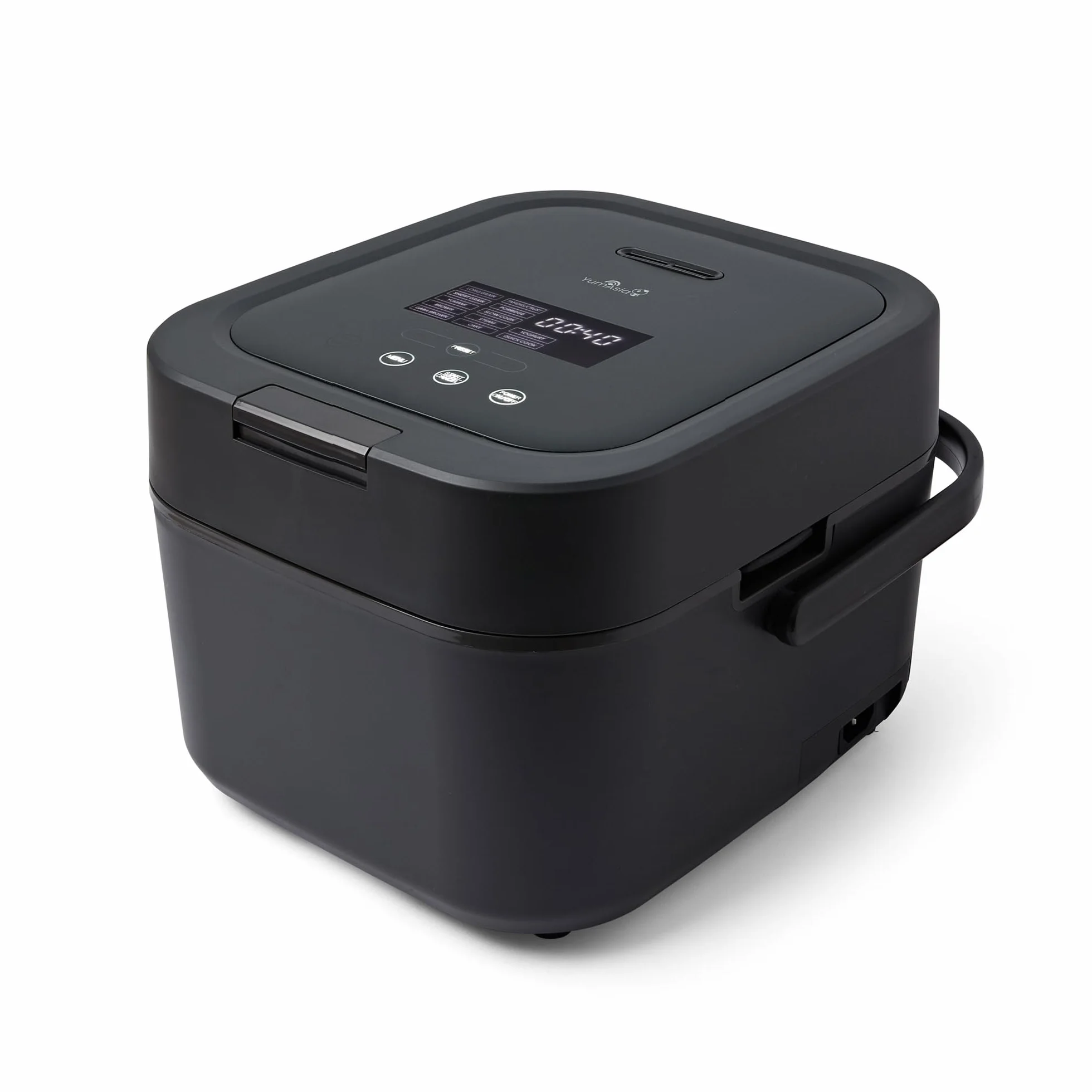 Yum Asia Hotaru Induction Heating Rice Cooker z ceramiczną miską 3 filiżanki 0,54 litra 7 funkcji ryżu 5 funkcji wielofunkcyjnych LED Slate Grey