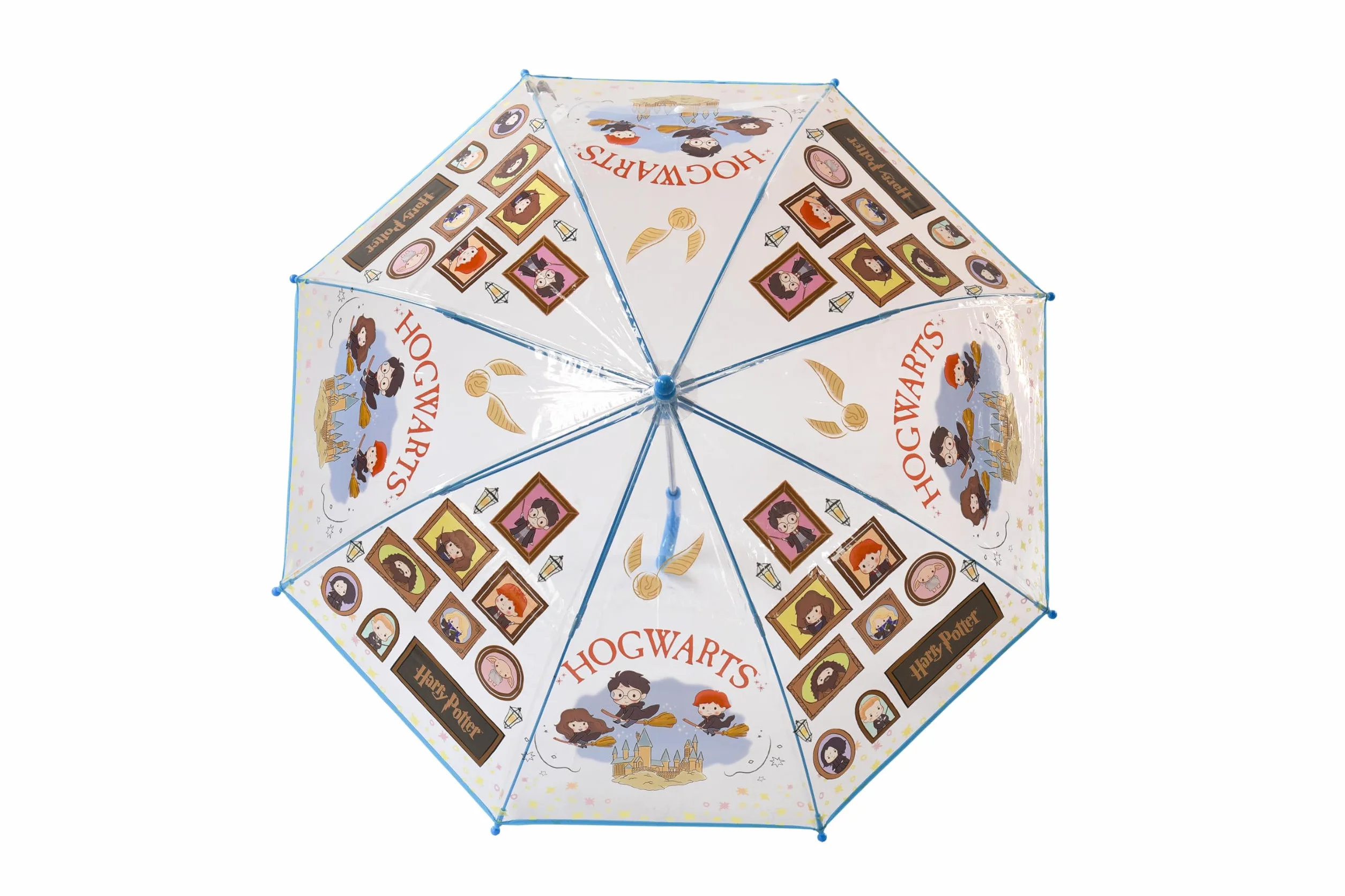 CyP Brands Harry Potter parasol przeciwdeszczowy dla chłopców i dziewcząt, przezroczysty, oficjalny produkt, Przezroczysty