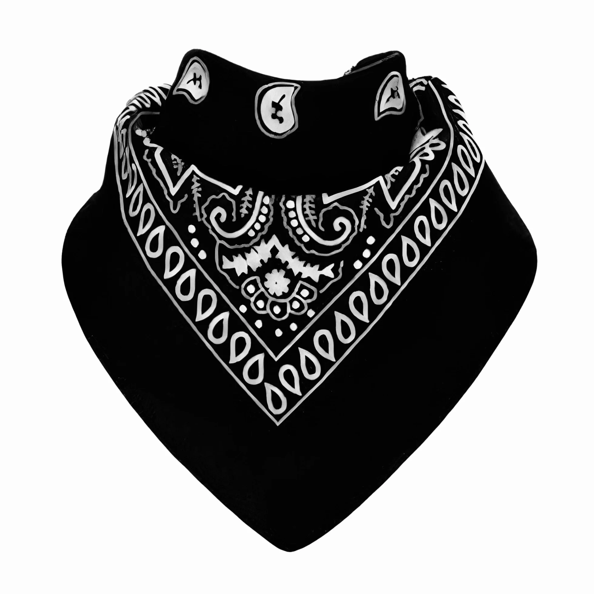 Bandana dla mężczyzn i kobiet – 100% bawełna bandana jako chusta nicki, bandana, chusta na głowę, chusta bandana