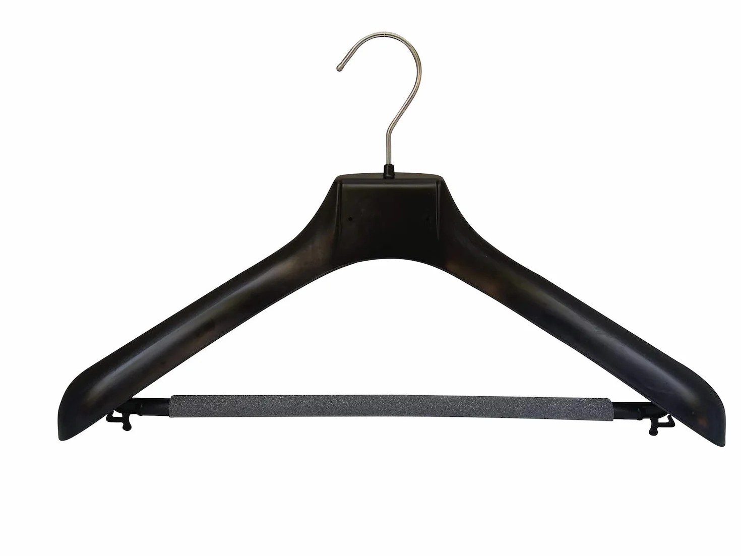 Kiroplast 12 dużych wieszaków na ubrania, kurtki, spodnie, płaszcze, antypoślizgowe plastikowe (45 cm)