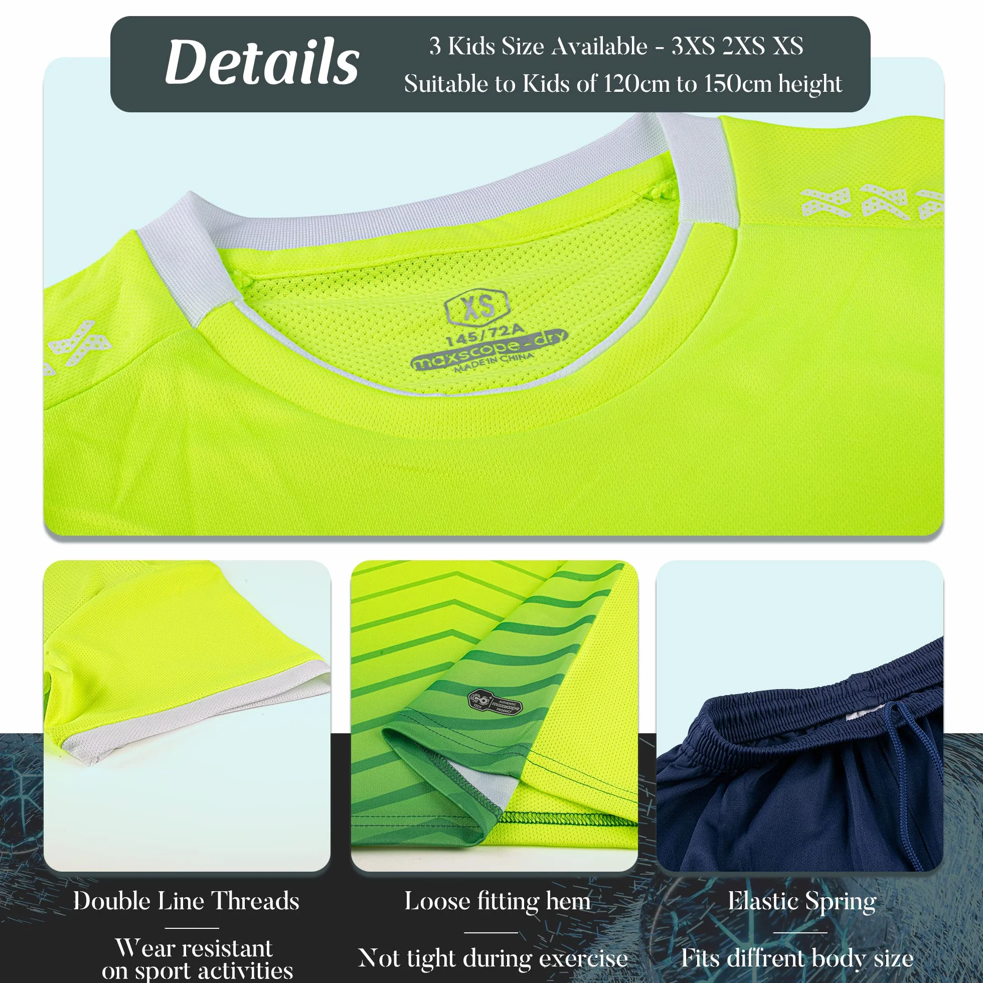 Koszulka Piłkarska dla Chłopców, Zestaw dla Dzieci, do treningu, odzież sportowa, krótkie rękawy, t-shirt i spodenki Soccer Uniforms