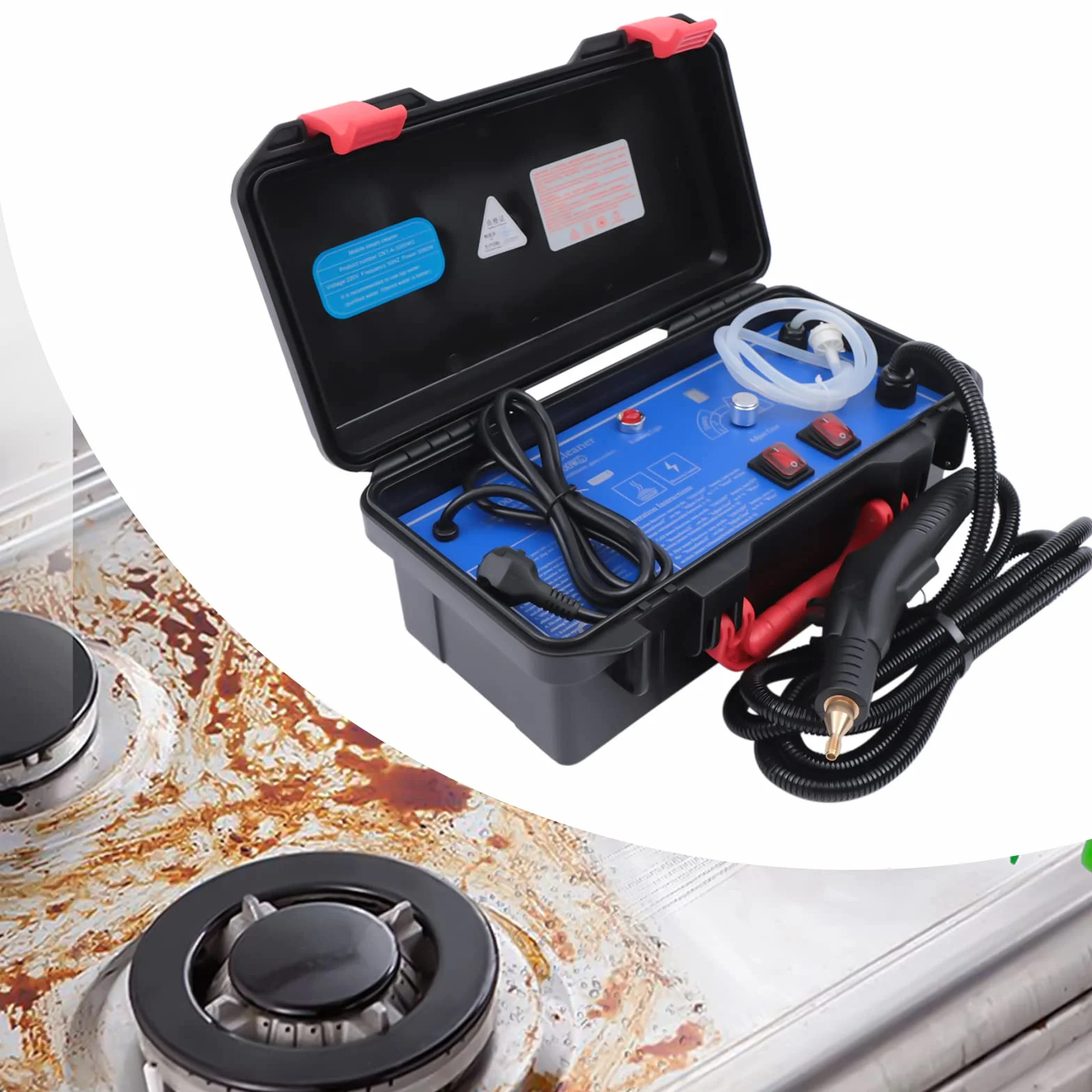 Myjka parowa 3000 W 220 V 3-3.5 bar elektryczna wysokociśnieniowa przenośna