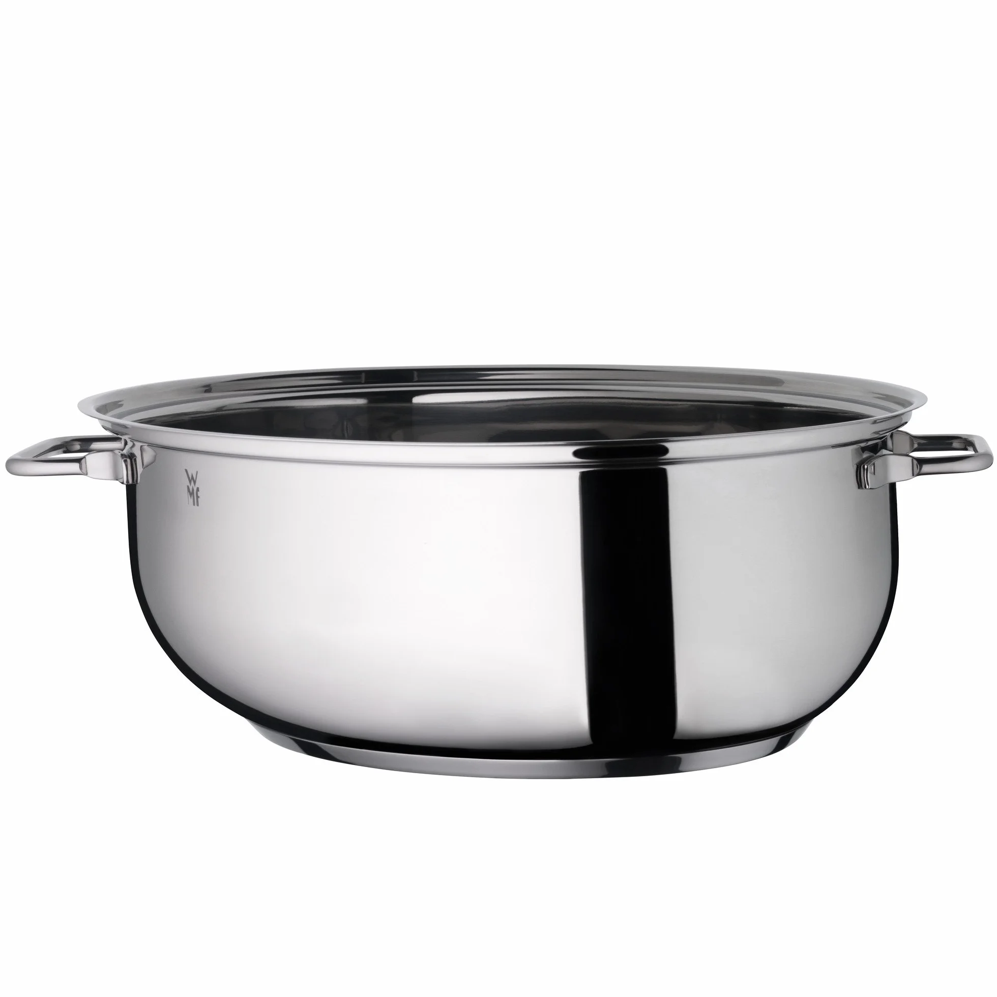 WMF Oval Roasting Dish with Thermometer, Glass Lid, Cromargan Stainless Steel, Induction, Dishwasher-Safe, 38 x 26 x 12 cm, 7.8 L