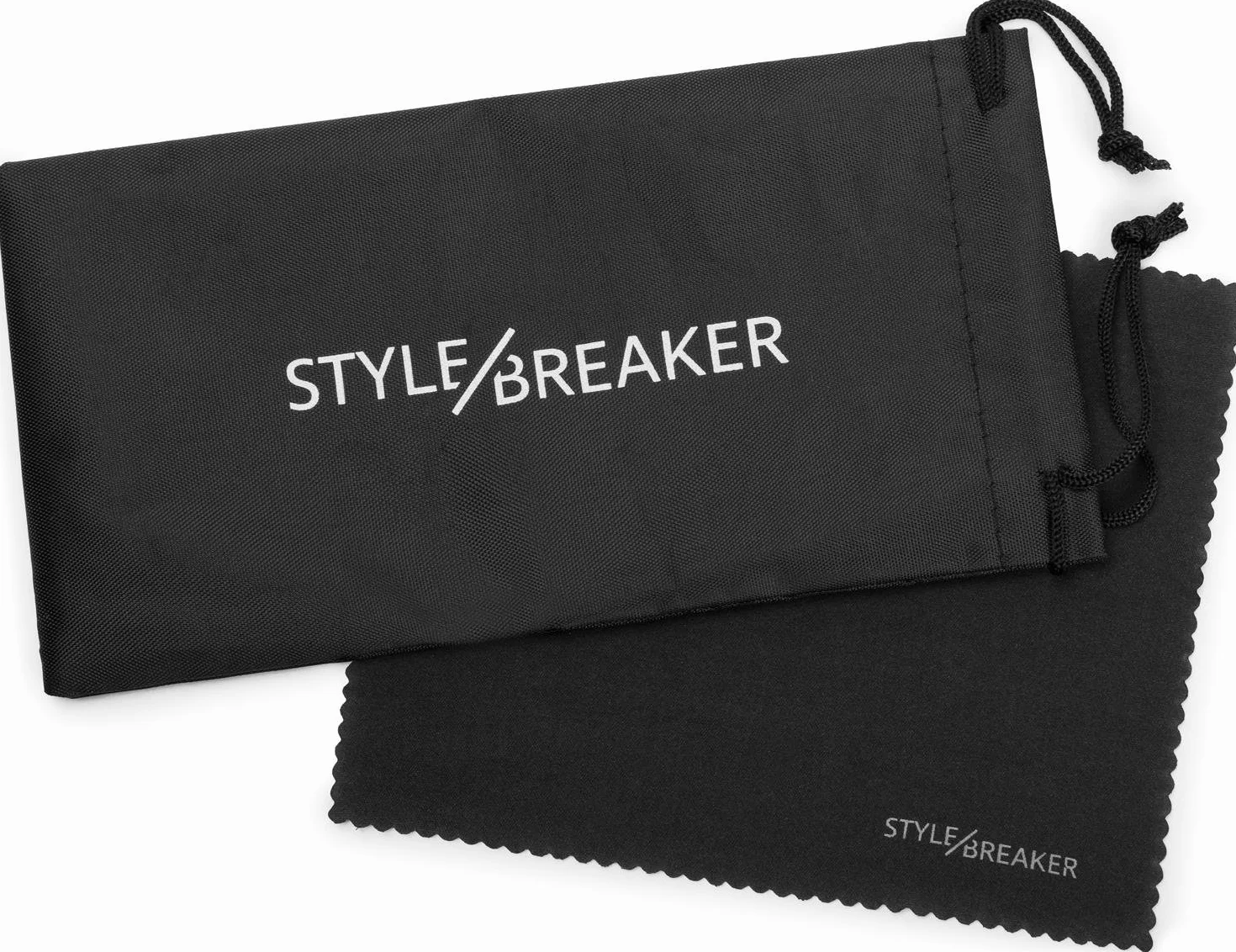 styleBREAKER Dziecięce okulary przeciwsłoneczne Nerd z plastikową ramą i soczewkami z poliwęglanu, klasyczny design retro 09020056