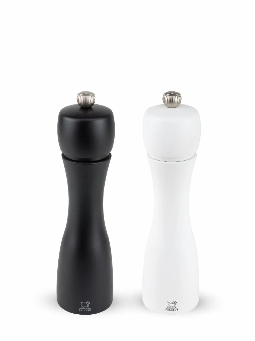 Peugeot Tahiti Młynki do Pieprzu i Soli 20 cm Biały/Czarny