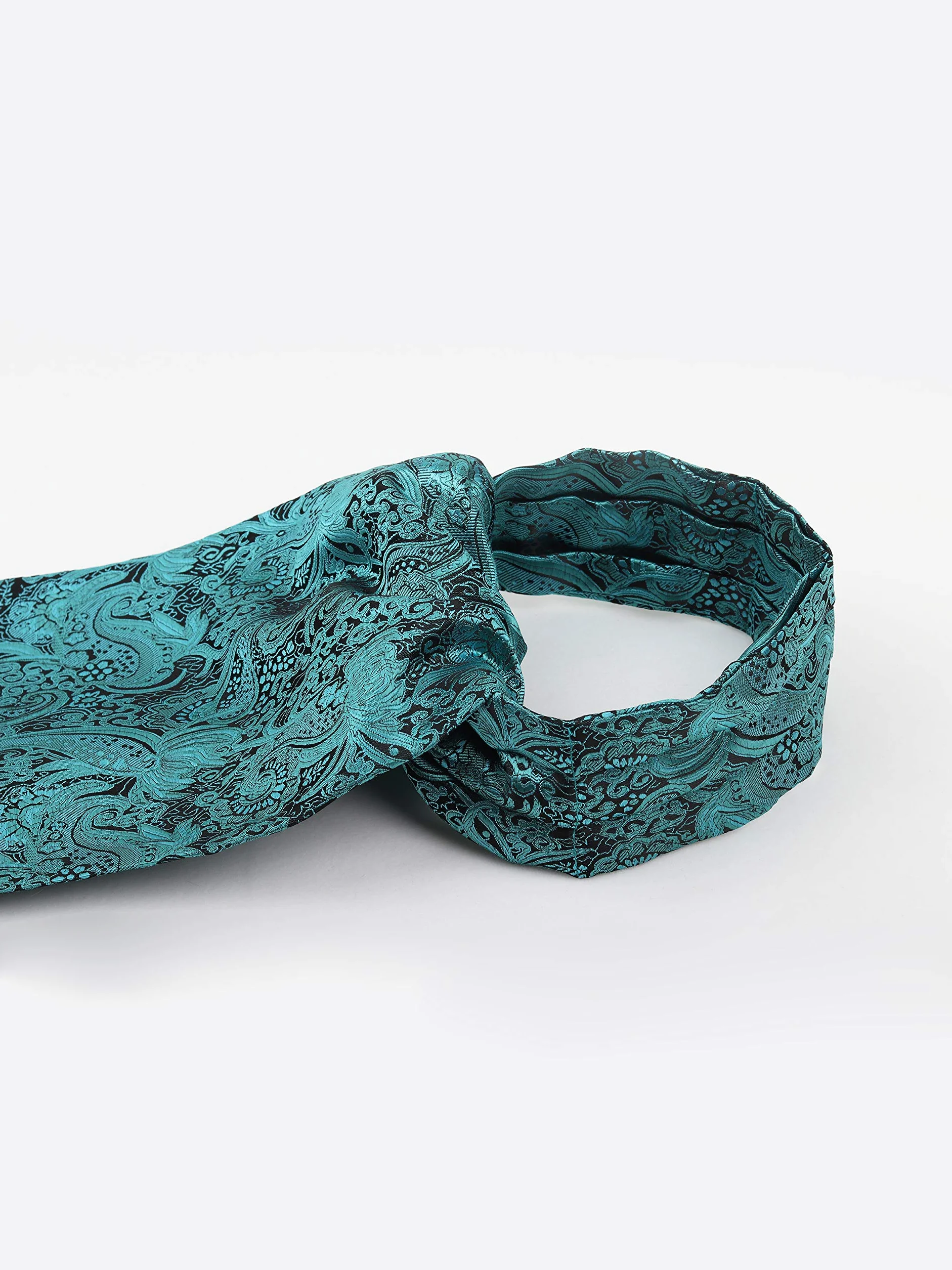 Męski szalik krawatowy Ascot krawat szalik Cravat Ties prosty elegancki dla dżentelmenów