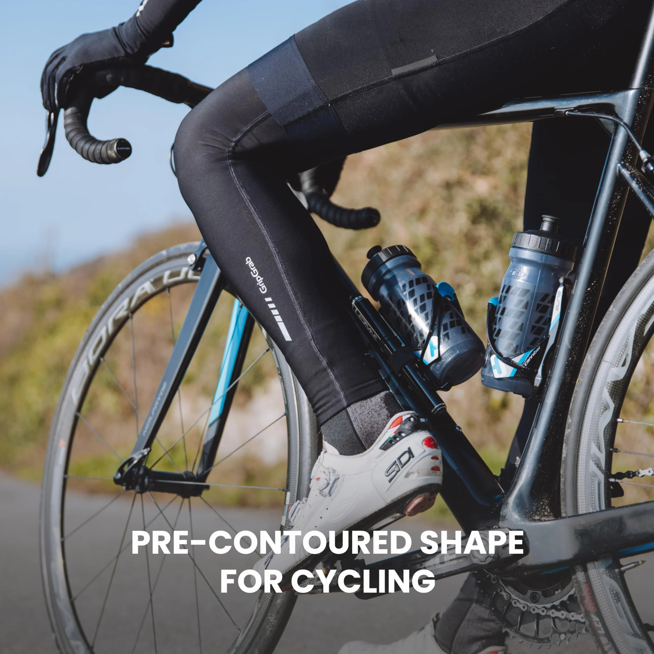 GripGrab Opaski na nogi Uniseks Gripgrab Classic Winter Fahrrad Beinlinge Rutschfeste Thermo Radsport Rennrad Gravel Mtb Beinwärmer Cycling Leg Warmers (1 w zestawie)
