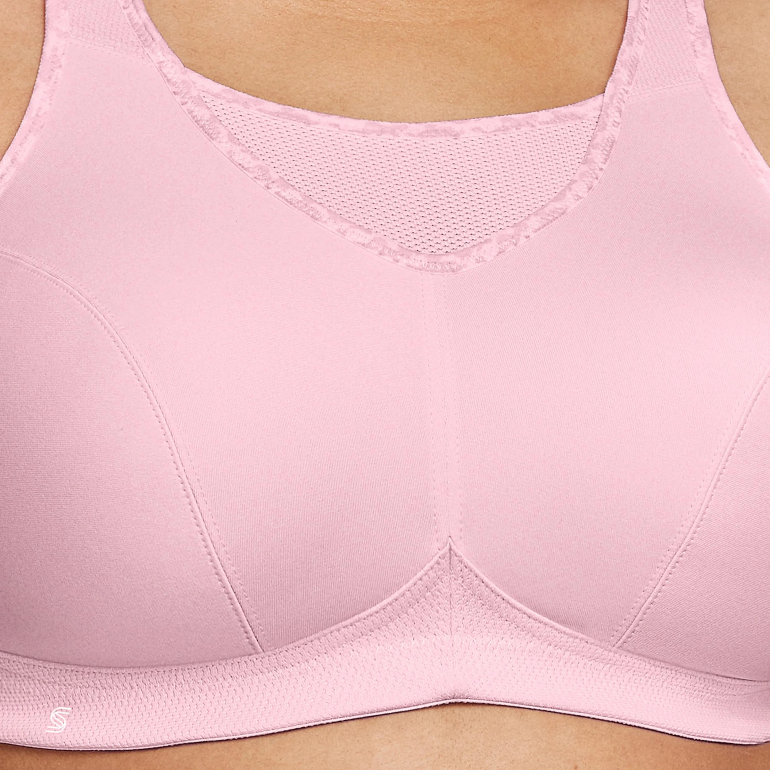 Glamorise Biustonosz damski z perfekcyjnym trzymaniem sportowy biustonosz, Perfekcyjny różowy, 95I