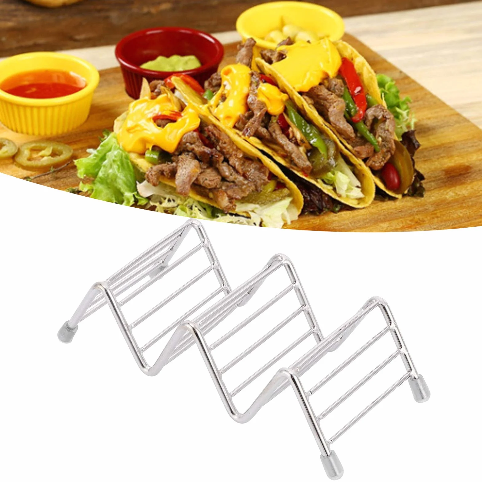 Stojak na Taco ze stali nierdzewnej Uchwyt do Tacos
