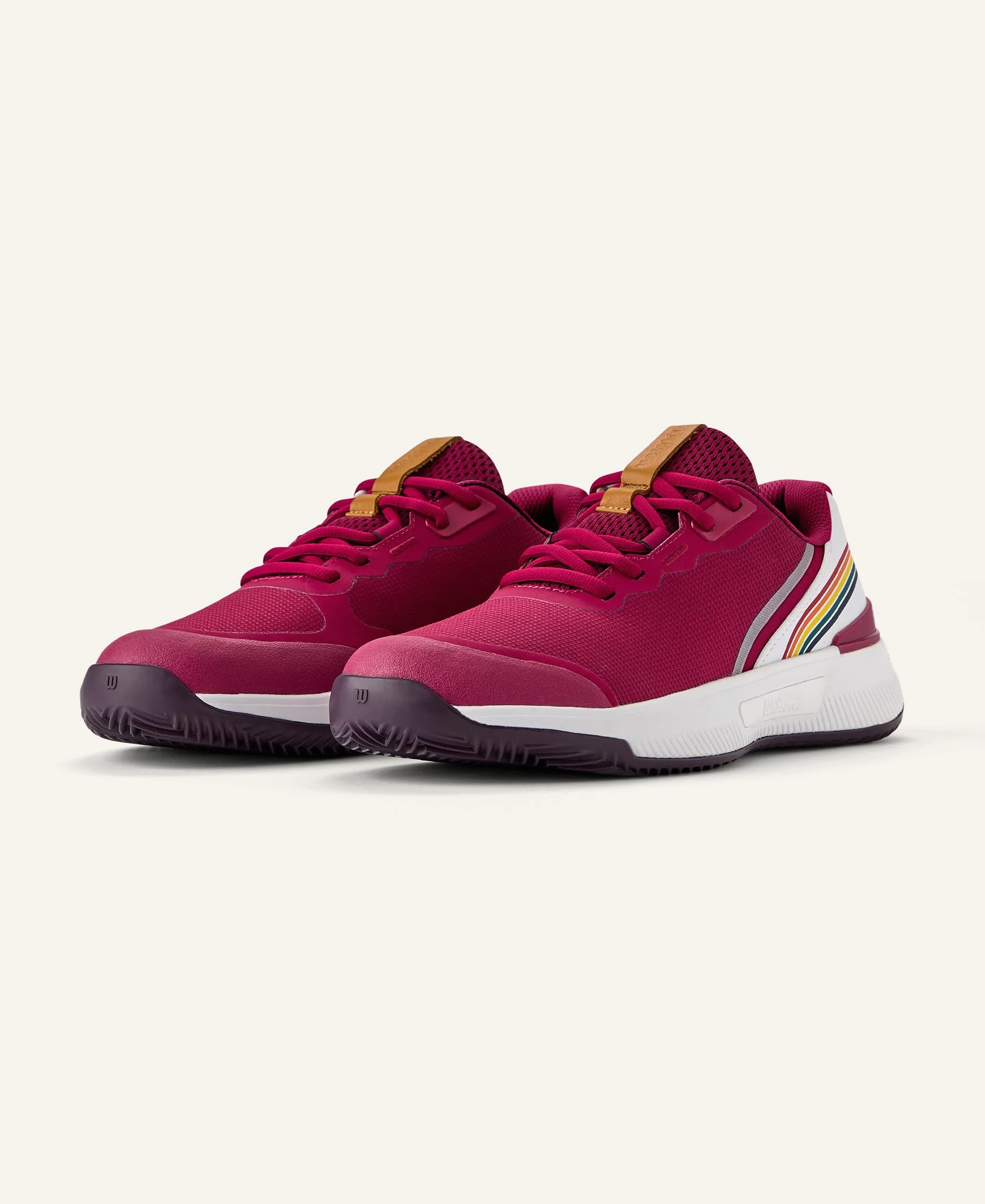 Wilson Damskie buty tenisowe Intrigue Pro Clay RgTennis, Beaujolais White Plum Perfect, 6.5 UK