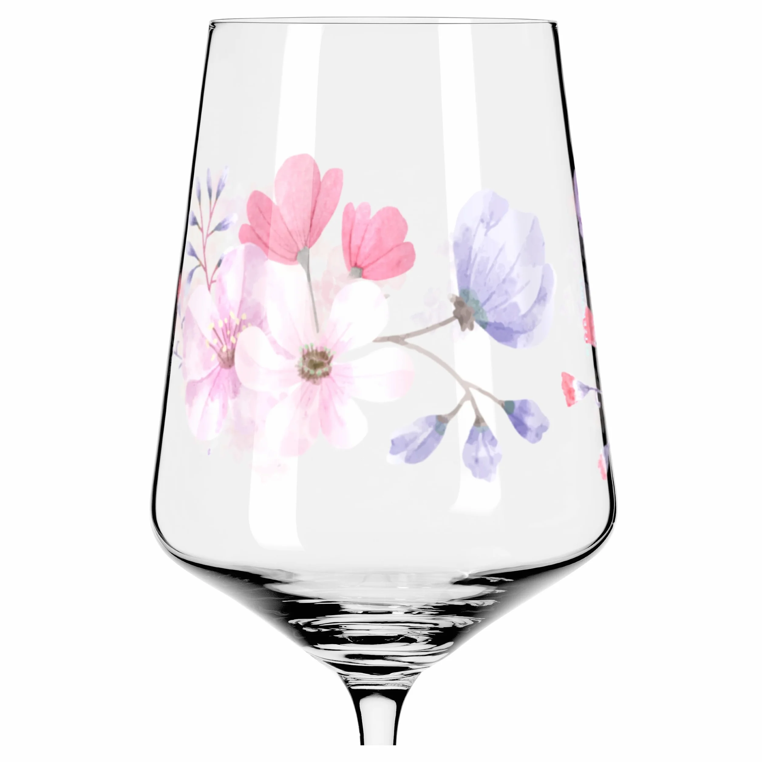 RITZENHOFF Kieliszek do aperitifu 500 ml zestaw 2 szt. Sonet letni motyw łąki kwiatowej różowy fioletowy