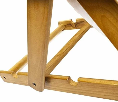 POLTRONA Krzesło RELAX 3 LOKALIZACJE DREWNA SKŁADANE H 100 CM