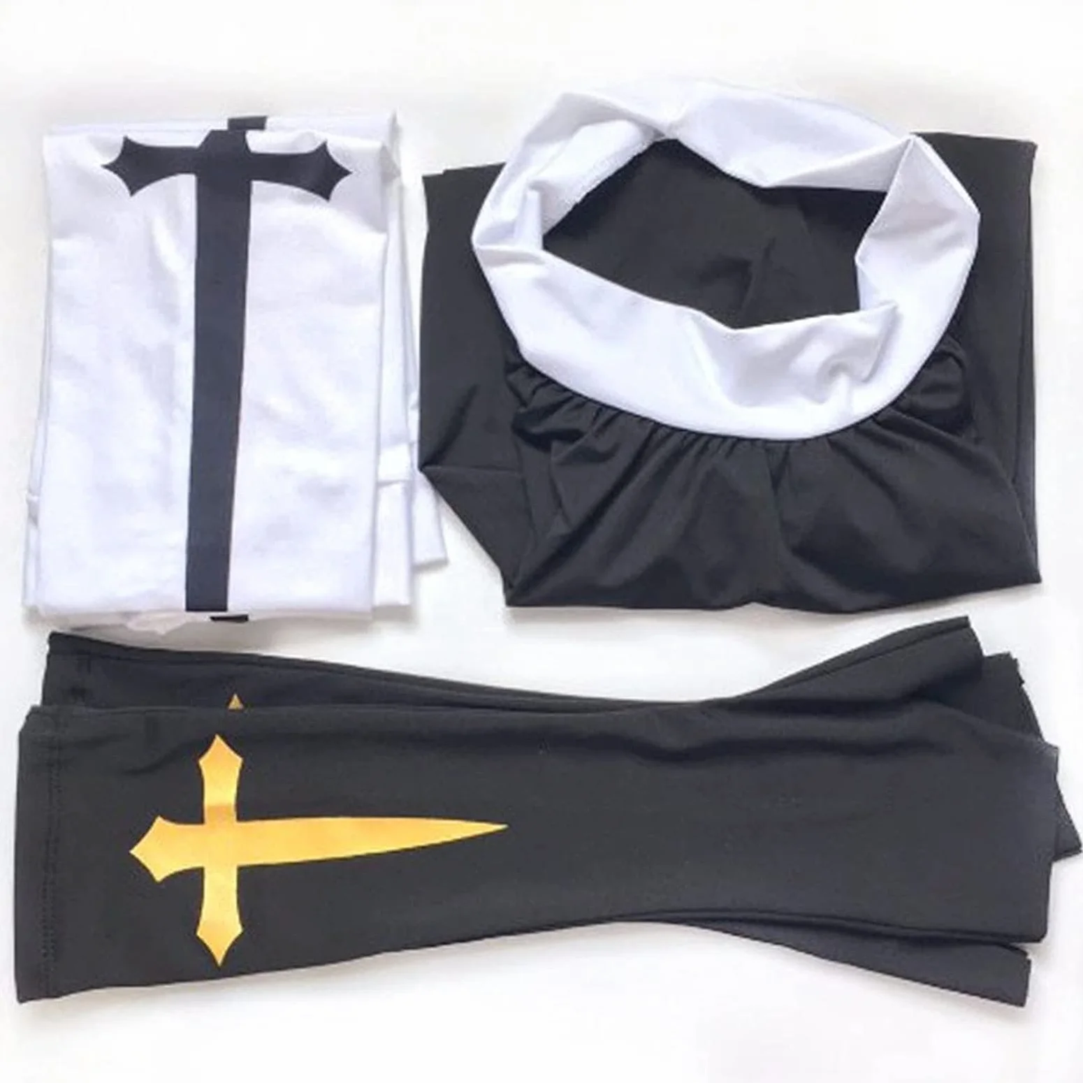 Seksowne Panie Zakonnica Dorosłych Kobiet Przebranie Kostium Dziewica Mary Kostiumy Kobiety Halloween Na Imprezę Cosplay Sukienka;