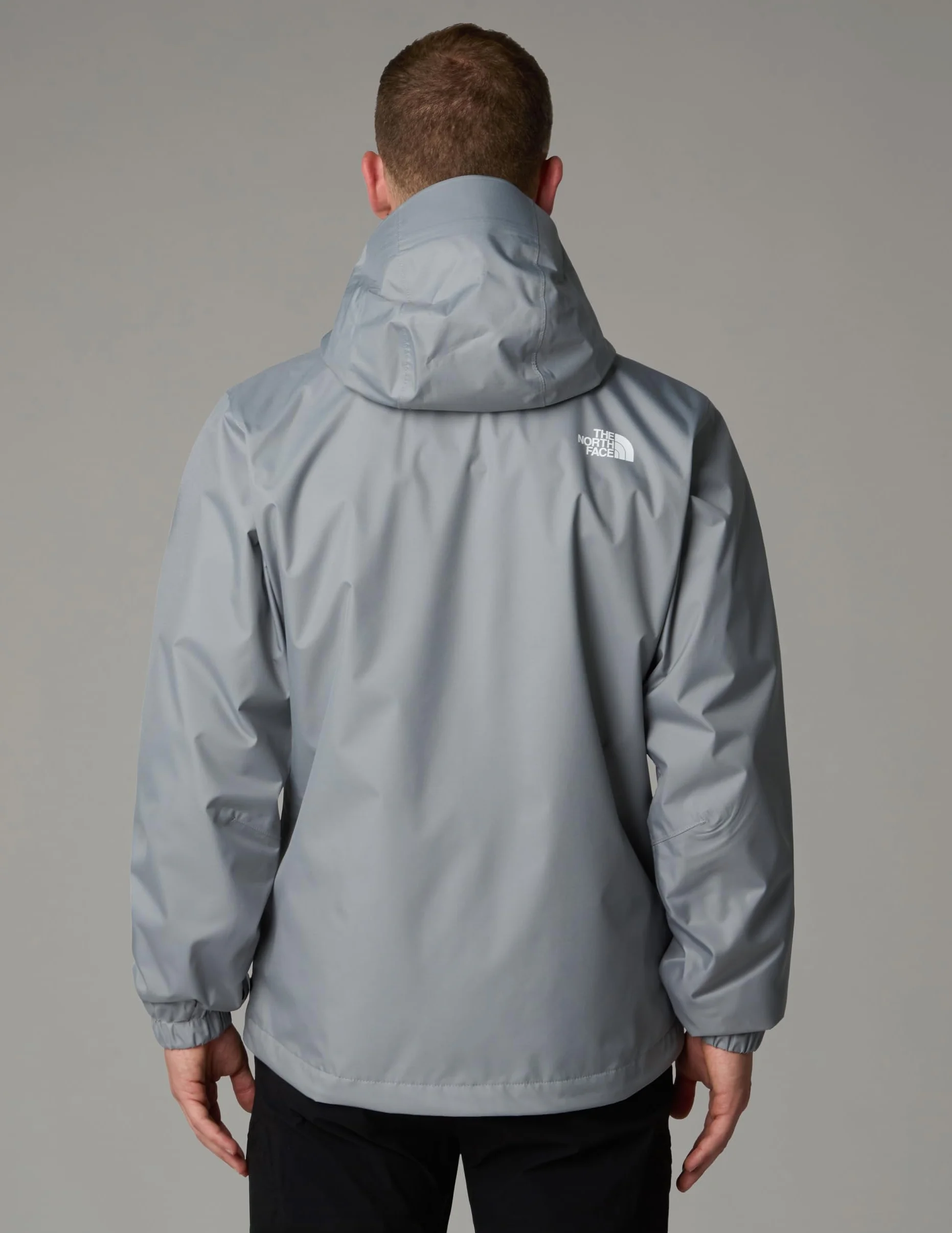 The North Face - Męska Kurtka Quest z Kapturem - Wodoodporna, Oddychająca - MONUMENT GREY
