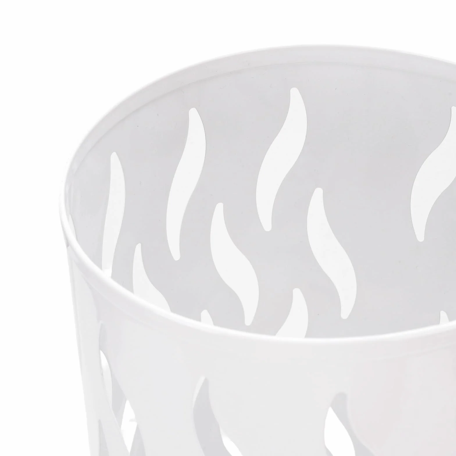 Stojak na Parasole Aluminiowy 17,7 x 5,9 x 5,9 Cala Biały