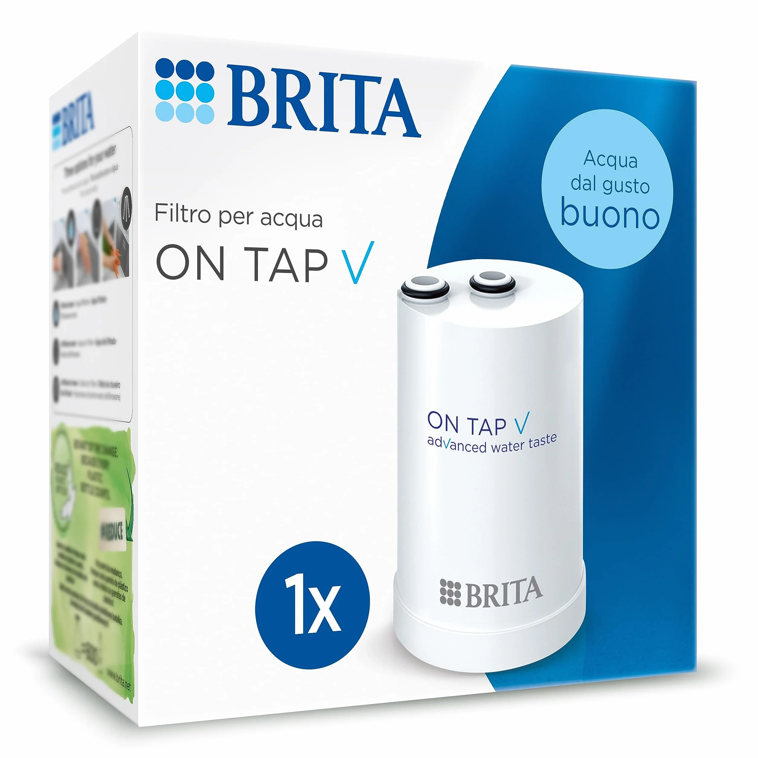 BRITA Filtr do wody z kranu ON TAP V - redukuje chlor, PFAS, metale