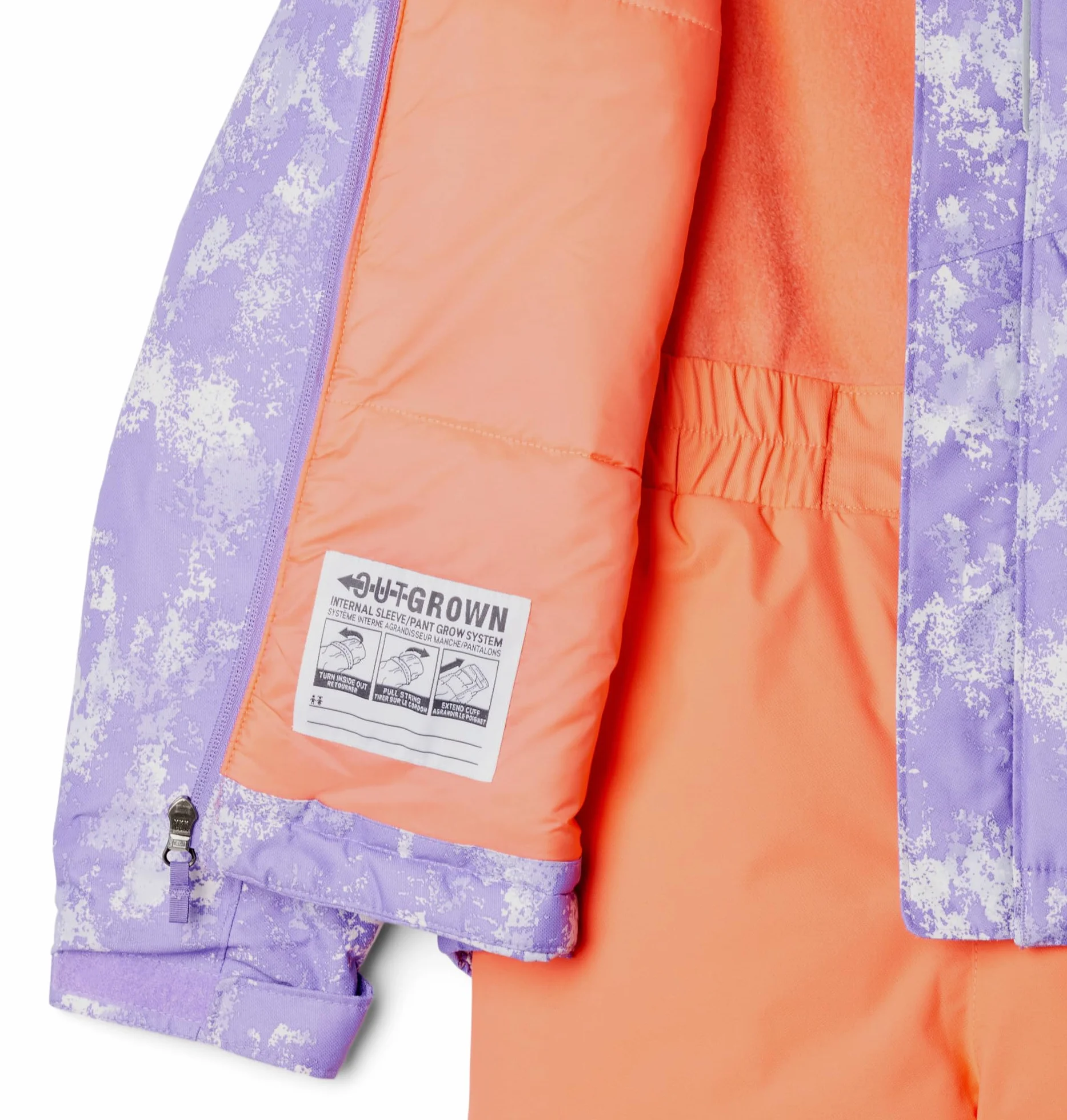 Columbia Maluch Unisex Buga 2 zestaw, Paisley Purple Timberwild/Hot Coral, 4T