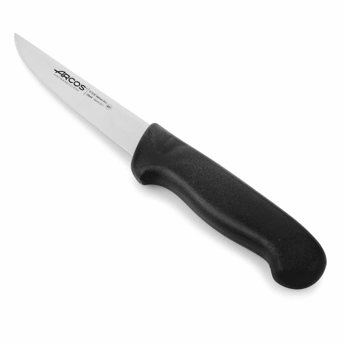 Arcos Nóż do trybowania 130 cm stal nierdzewna Nitrum ostrze 130 mm profesjonalny nóż rzeźniczy seria 2900