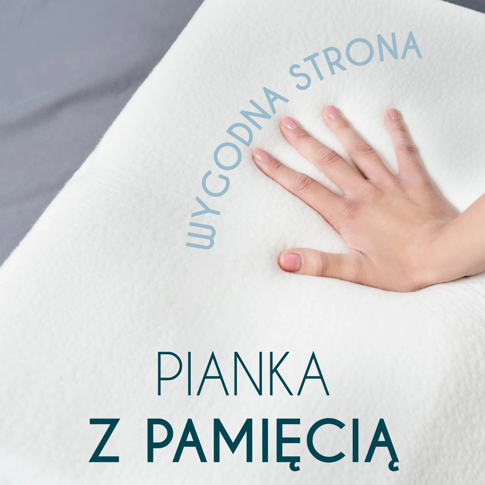 Dreamzie Poduszka do podnoszenia nóg terapeutyczna z pamięcią kształtu oddychająca hipoalergiczna