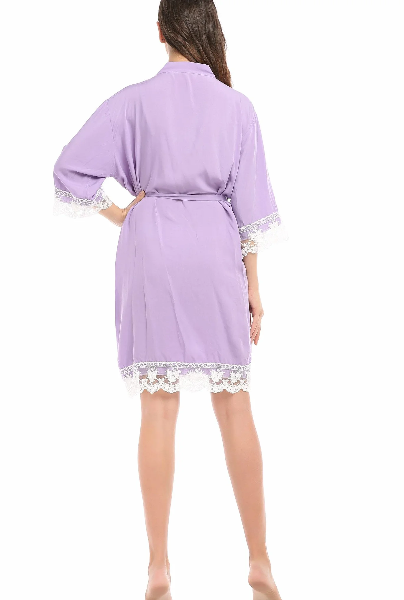 kivie Suknia ślubna / szlafrok kimono na przyjęcie weselne, szlafrok dla druhny na prezent ślubny