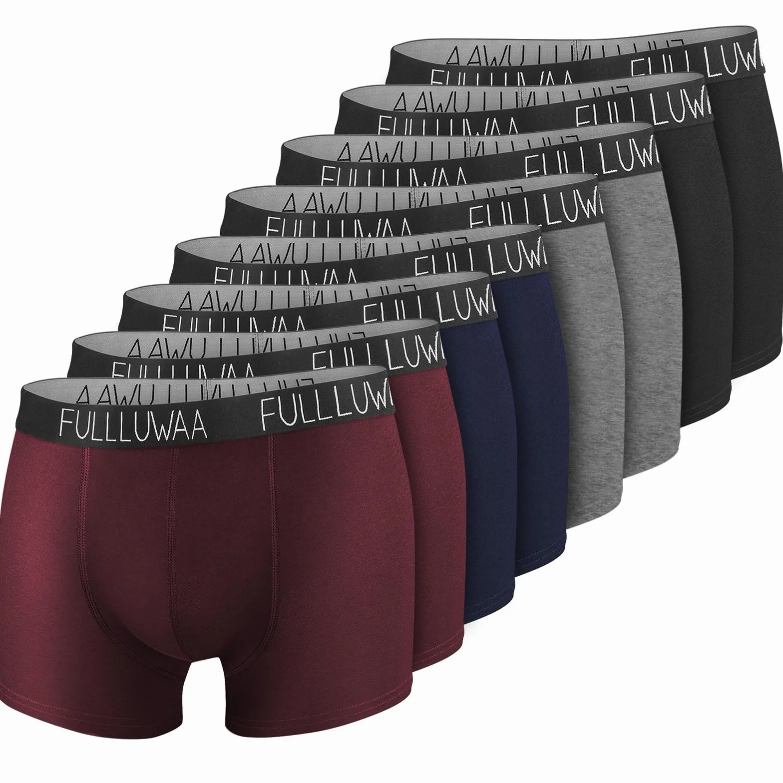 Fullluwaa Bokserki męskie, 8 sztuk, Szorty męskie, Szorty vintage, Bokserki, Bielizna S-4XL