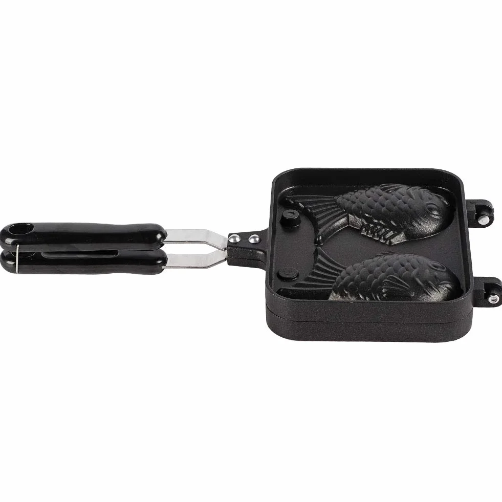 Aki, Japońska Forma do Naleśników, Taiyaki Plancha, Taiyaki, Patelnia do Ciasta Rybnego, Ryba Elektryczna Gofrownica Nonstick Pieczenia Gofrownica Pan z 2-stronnym Kształtem Ryby