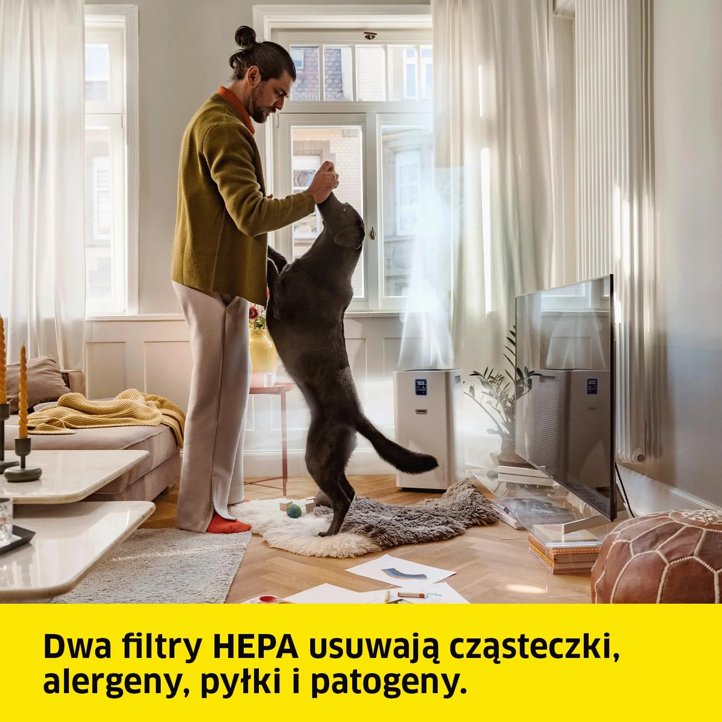 Kärcher Oczyszczacz Powietrza AF 50 Signature Line 520 m³/h 100 m² 99,95% 0,3 μm