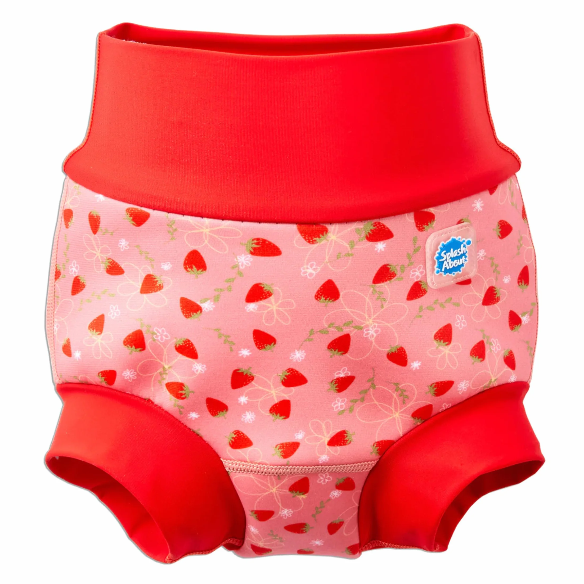 Splash About Happy Nappy Duo, pieluszka do pływania wielokrotnego użytku, Pole truskawkowe, 12-24 miesi?cy
