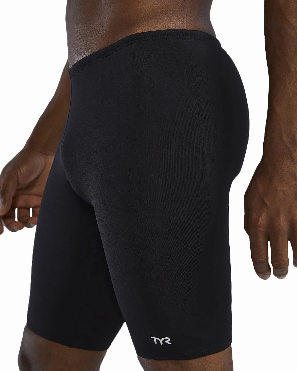 TYR Durafast Elite Athletic Jammer męski strój kąpielowy, Czarny, 36