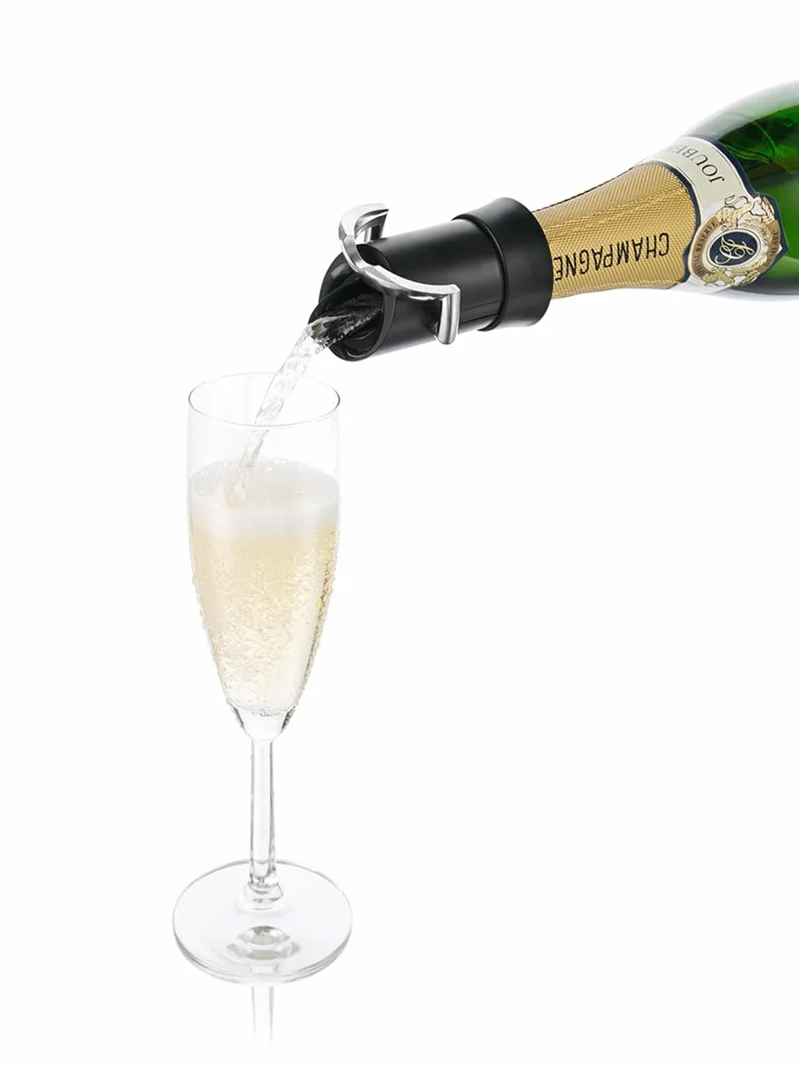 Vacu Vin Champagne Saver korek i nalewak czarny 59 ml