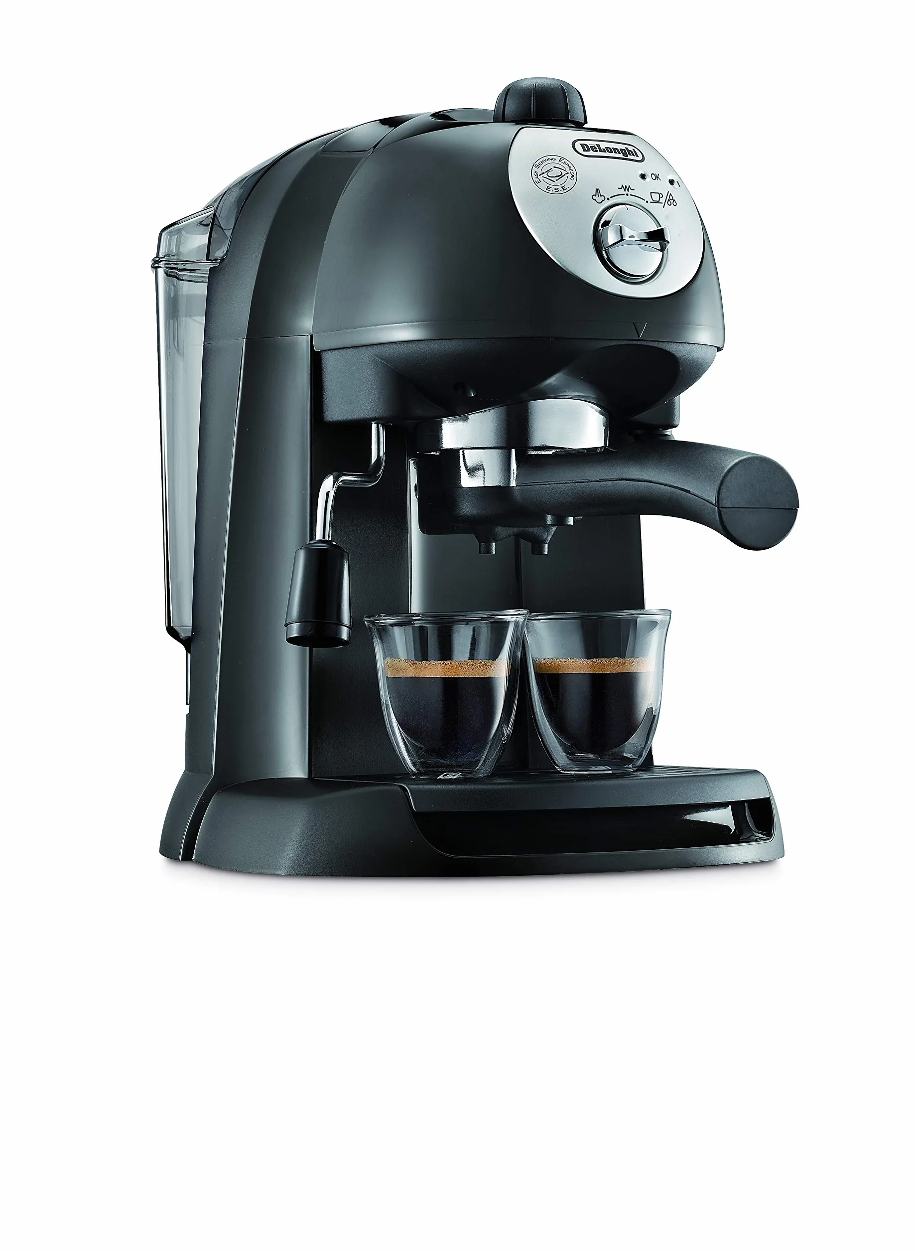 De’Longhi EC 201.CD.B Ekspres do Kawy Kolbowy, 1100 W, 1 Litr, Szary/Srebrny