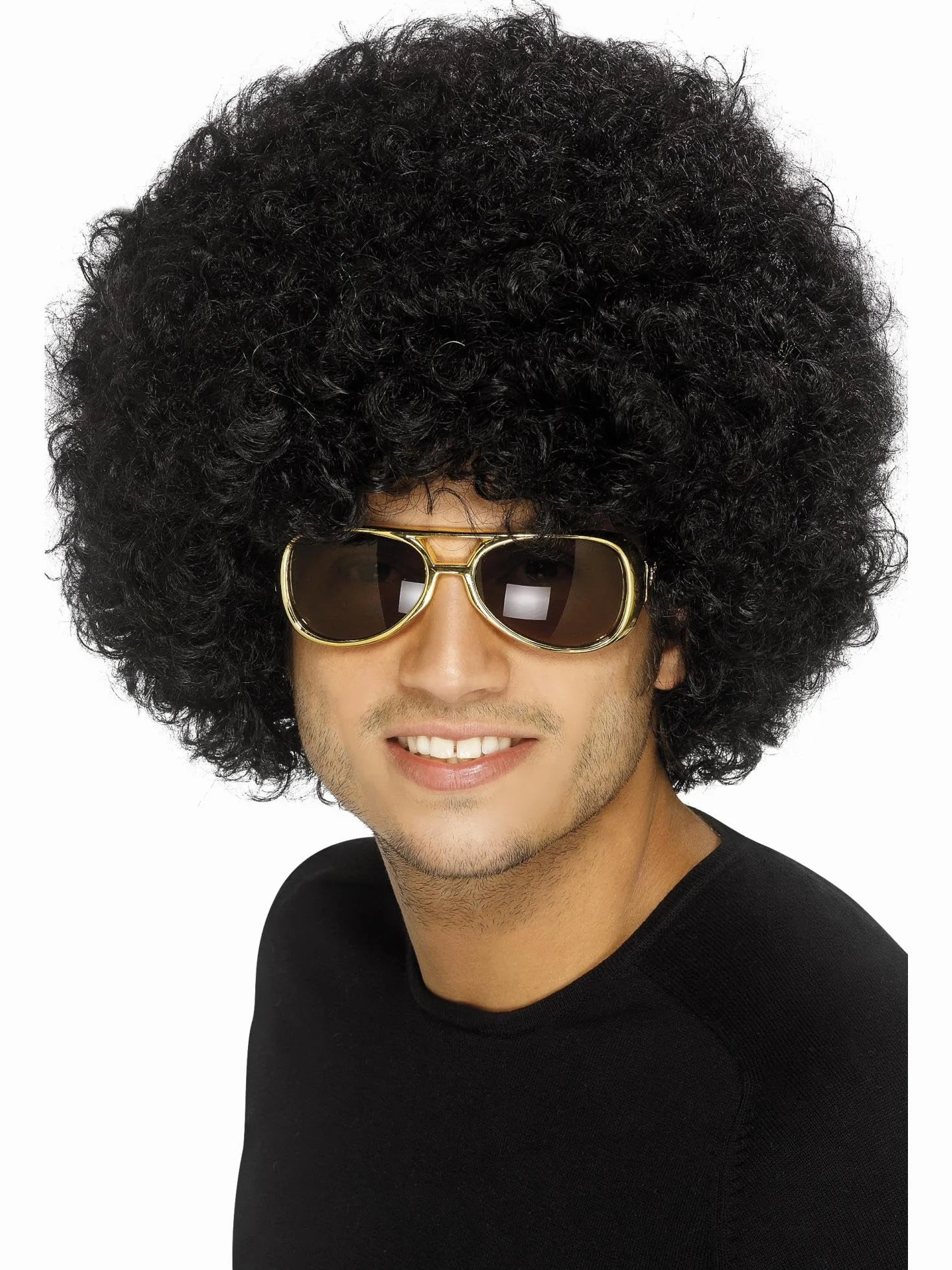 Smiffys Peruka afro, 70 sztuk, czarna, 120 g