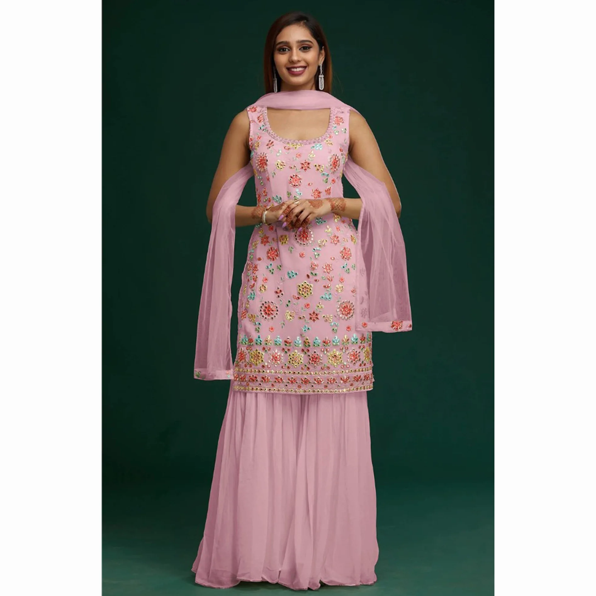 Tradycyjne ubrania nowe stroje gotowe do noszenia haft praca salwar Kameez punjabi patiyala garnitury, Wybór 1, 36
