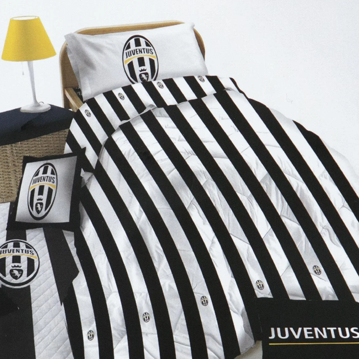 Kołdra pikowana F.C. Juventus N918 narzuta na łóżko pojedyncze