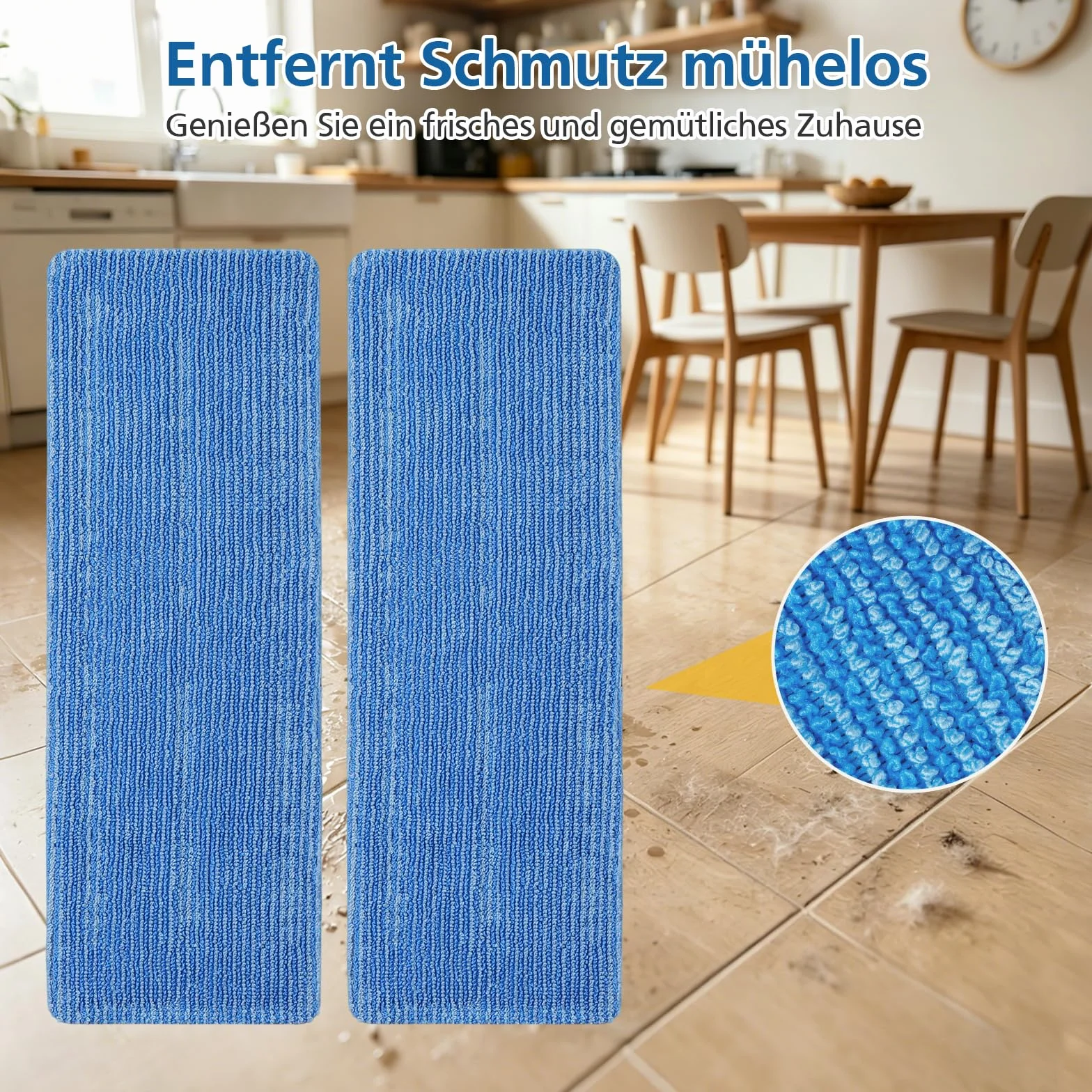 Philips OneUp 5000/3000 podkładki czyszczące do mopa elektrycznego mikrofibrowe 2 sztuki