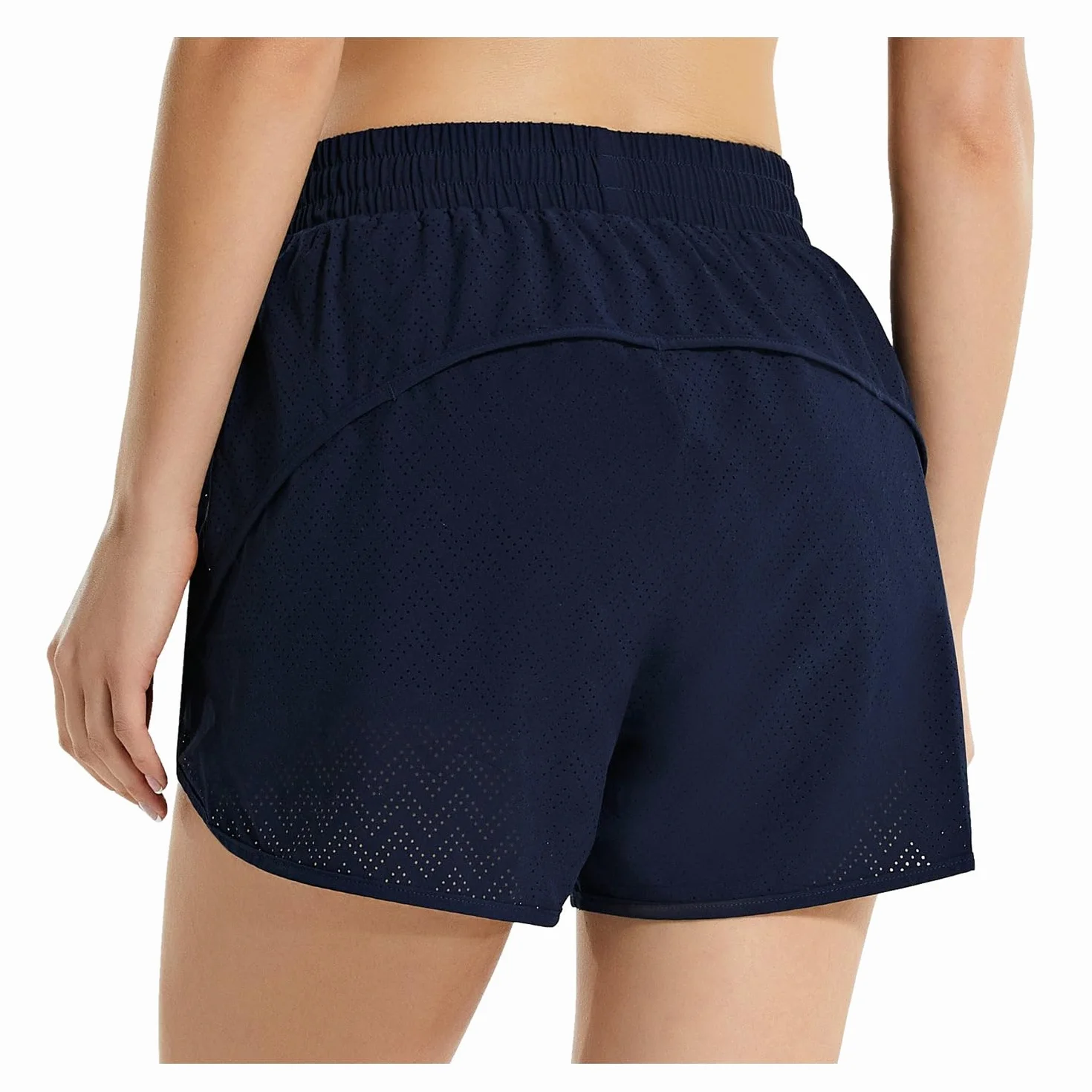 BALEAF Szorty kąpielowe damskie UPF50+ kąpielówki szybkoschnące, ochrona przed promieniowaniem UV, szorty bikini z kieszenią, spodnie do pływania z siateczką