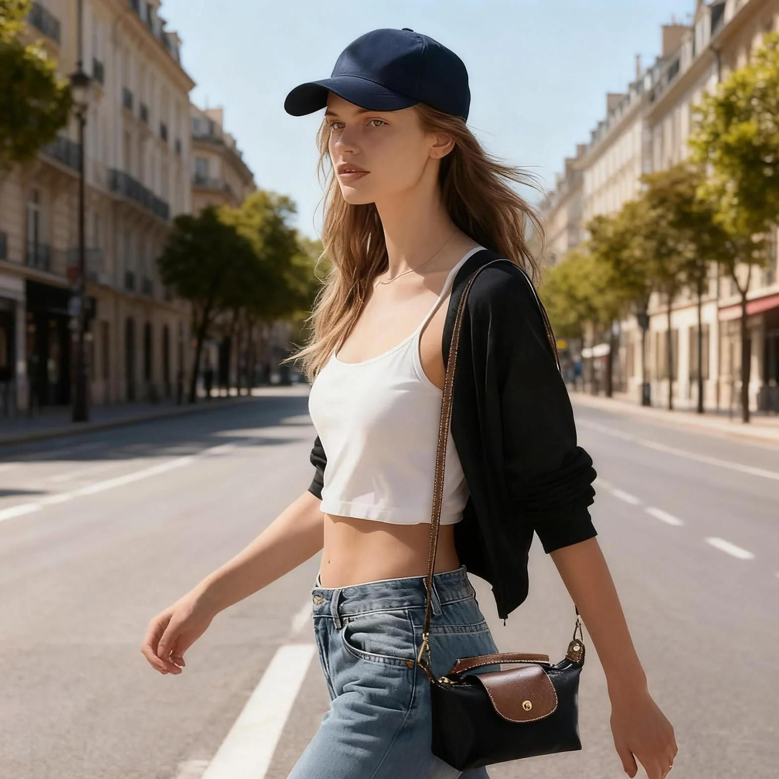 Torebka damska, torba na ramię, mini torebka, mała torebka na ramię, damska wodoodporna mini torebka crossbody, nylonowa torba na ramię, składana torba na ramię, czarna, nylonowa, do noszenia w czasie
