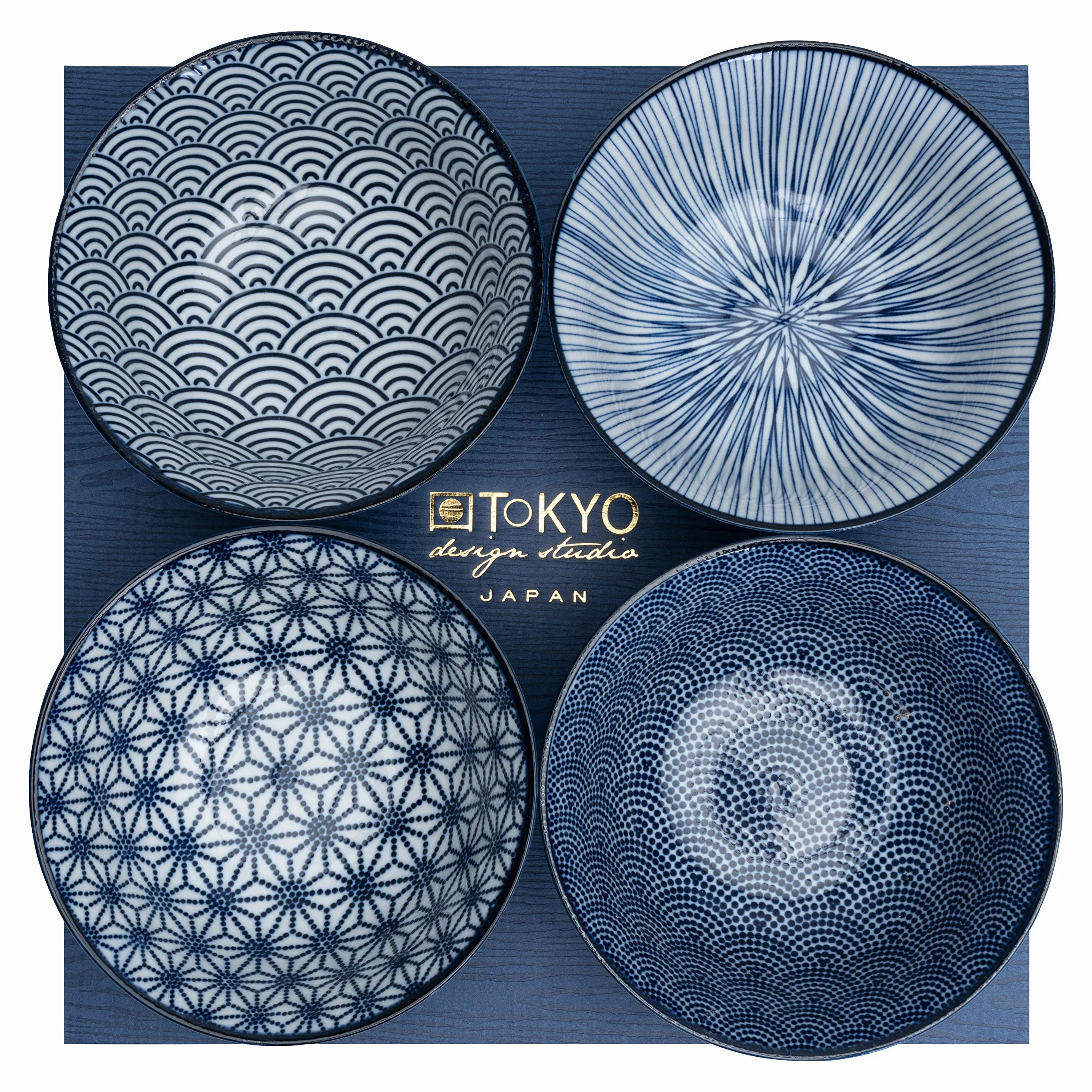 TOKYO design studio Nippon 4-częściowy zestaw misek do ryżu porcelana 300 ml