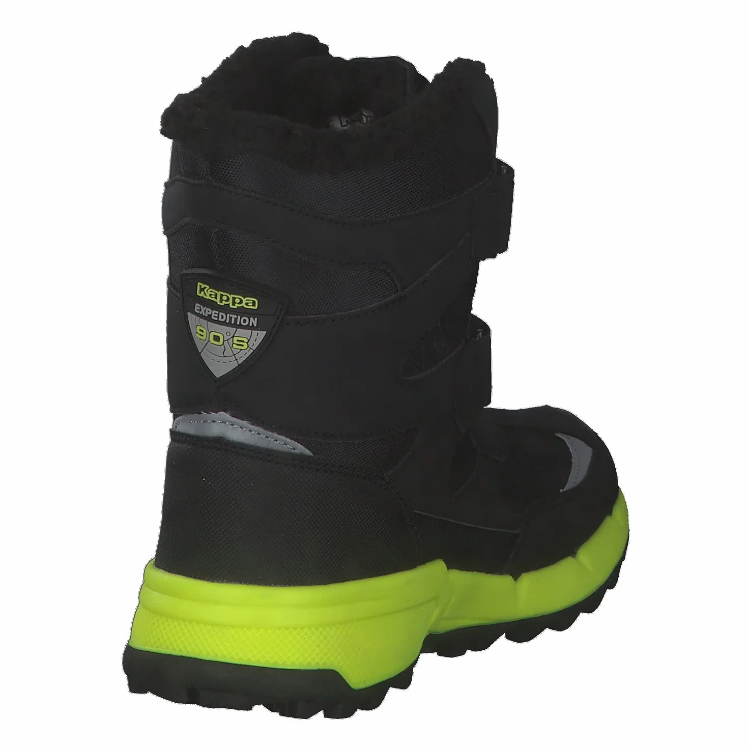 Kappa Dziecięce buty zimowe, uniseks, Black Lime, 33 EU