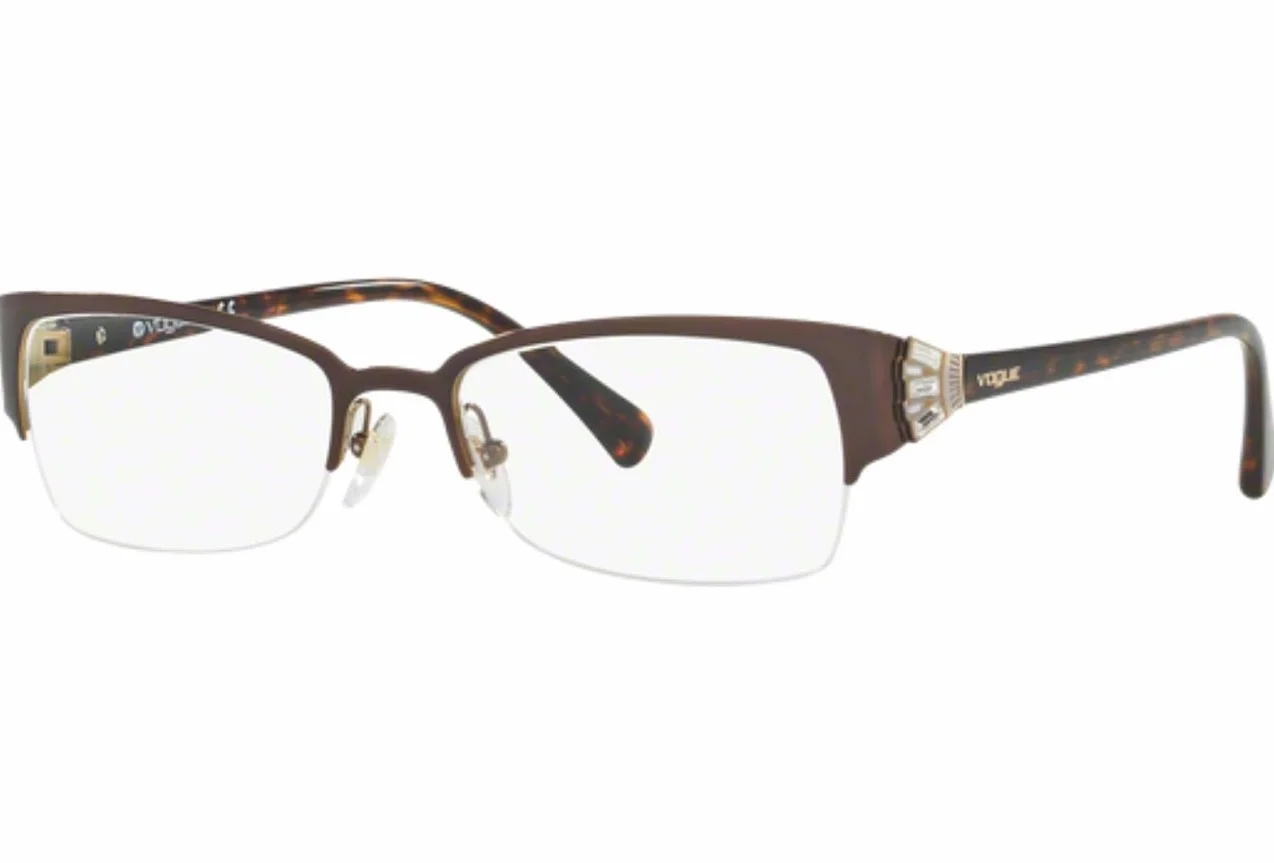Vogue Damskie oprawki do okularów, Brown/Pale Gold, 50
