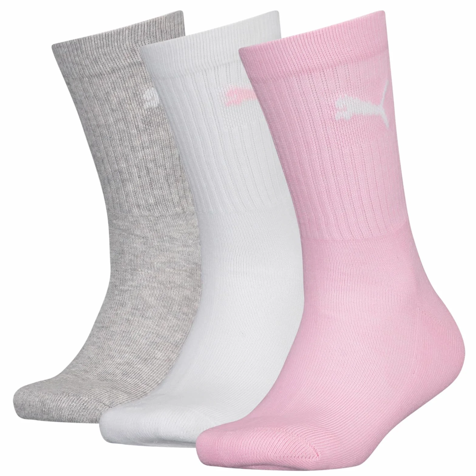PUMA Skarpety dziecięce unisex (3 sztuki), Woda różana, 27-30