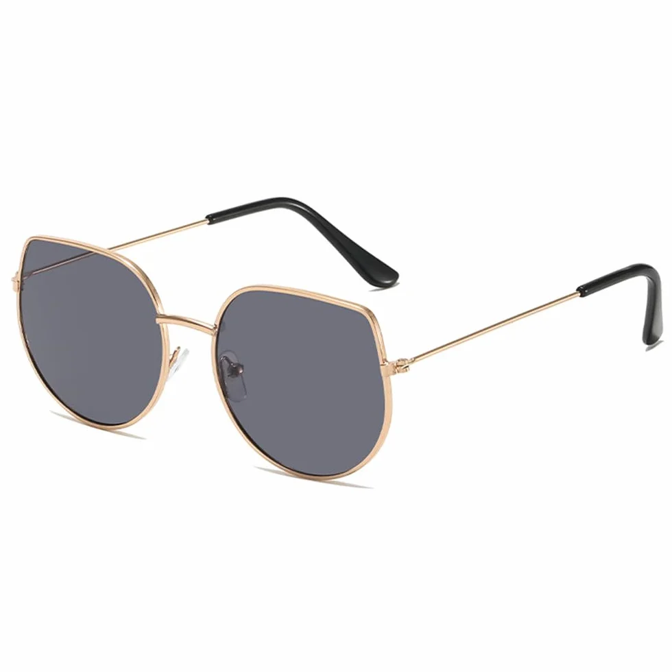 Okulary przeciwsłoneczne Cat Eye, męskie, metalowe, vintage, okulary przeciwsłoneczne dla kobiet, okulary przeciwsłonecz