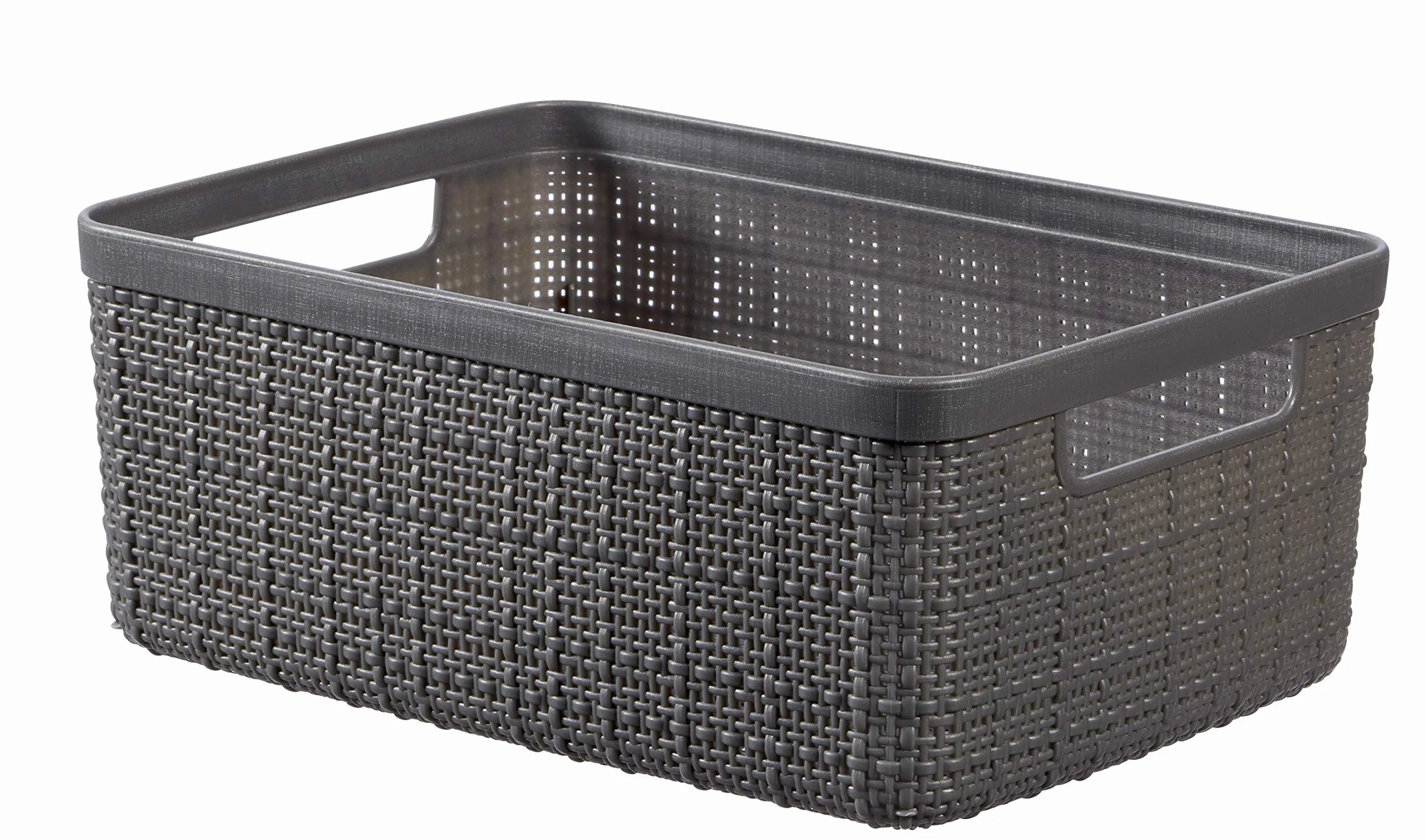 CURVER Juliet Kosz Jute plastik recykling prostokątny ciemnoszary 5 l